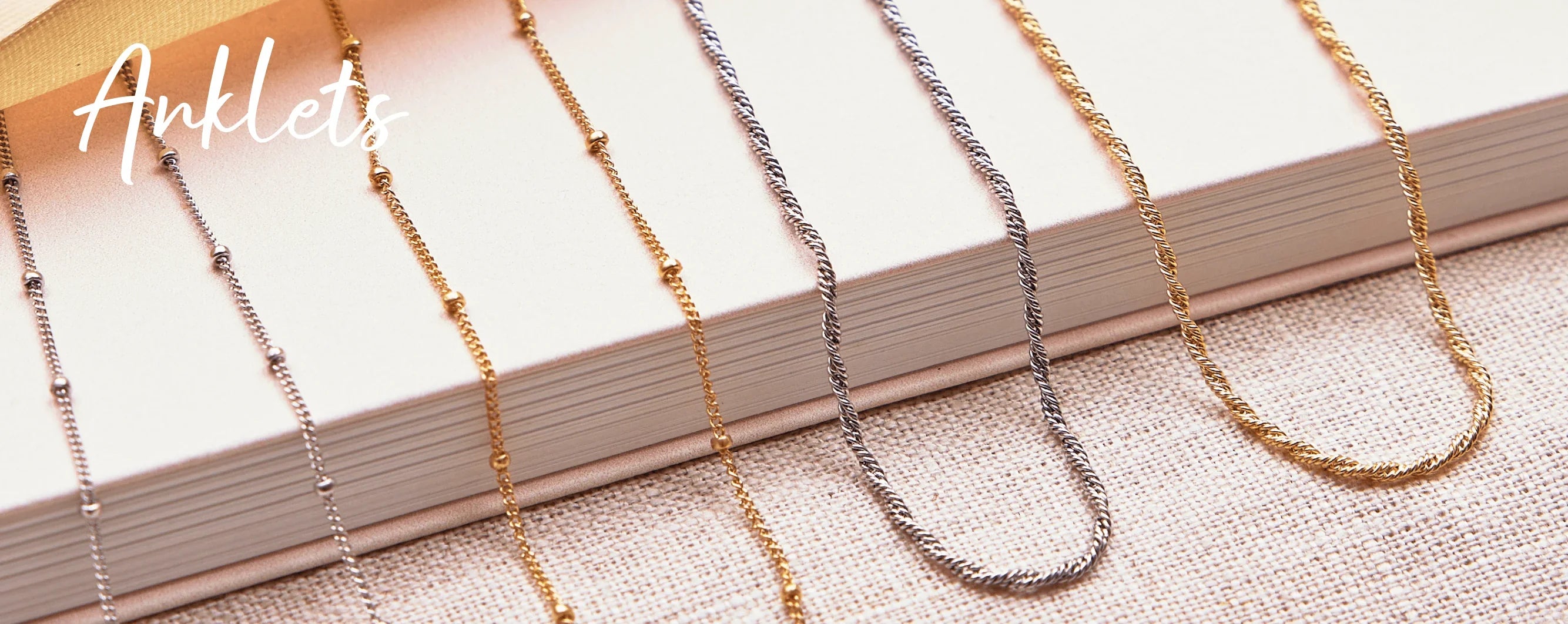 Assorted Tiny Tags Anklets