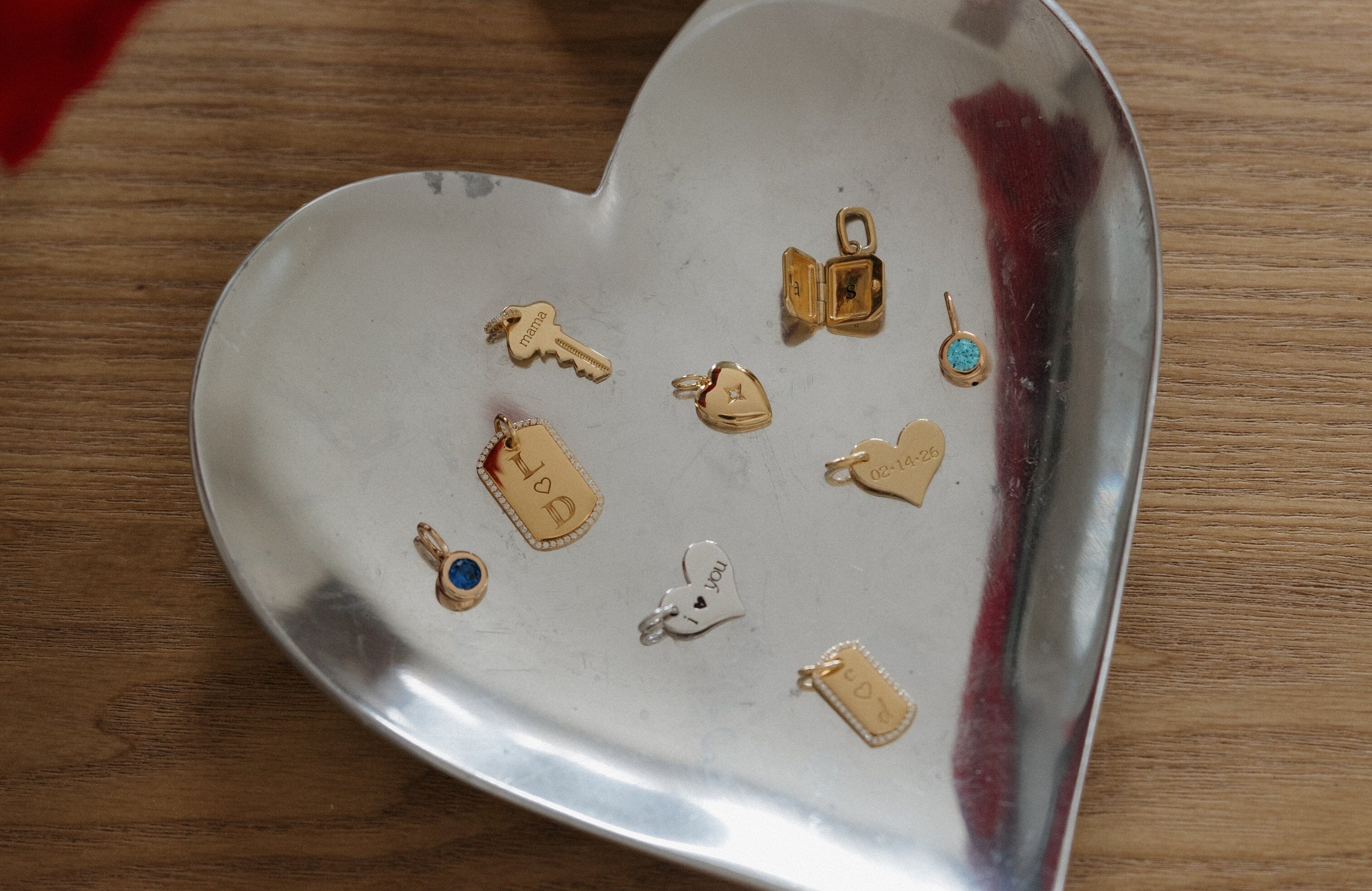 single tags and charms available from tiny tags