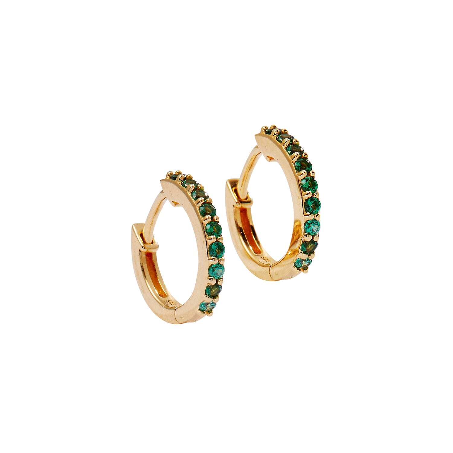 Birthstone Huggie Earrings