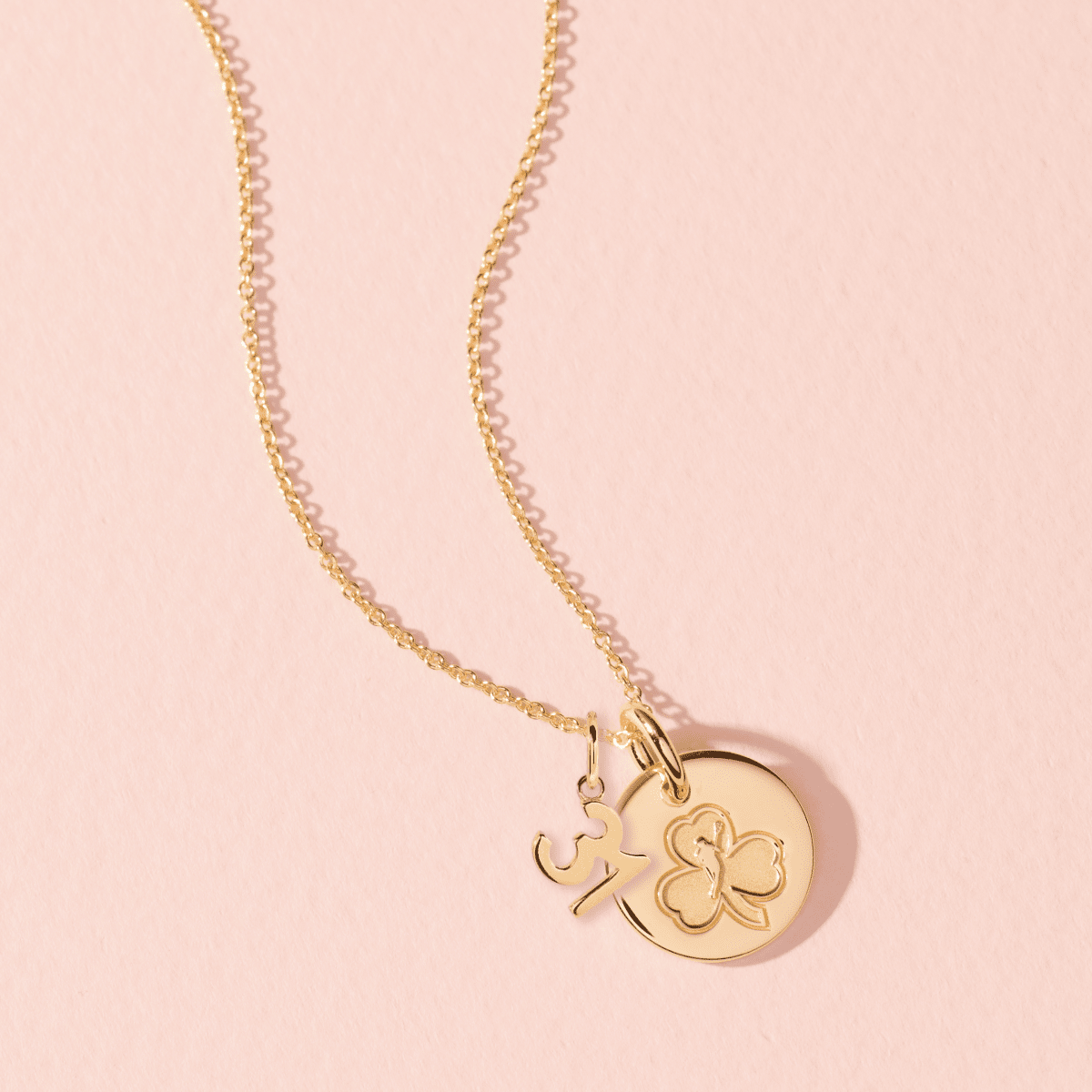 Laxachusetts Circle Tag and Number Necklace