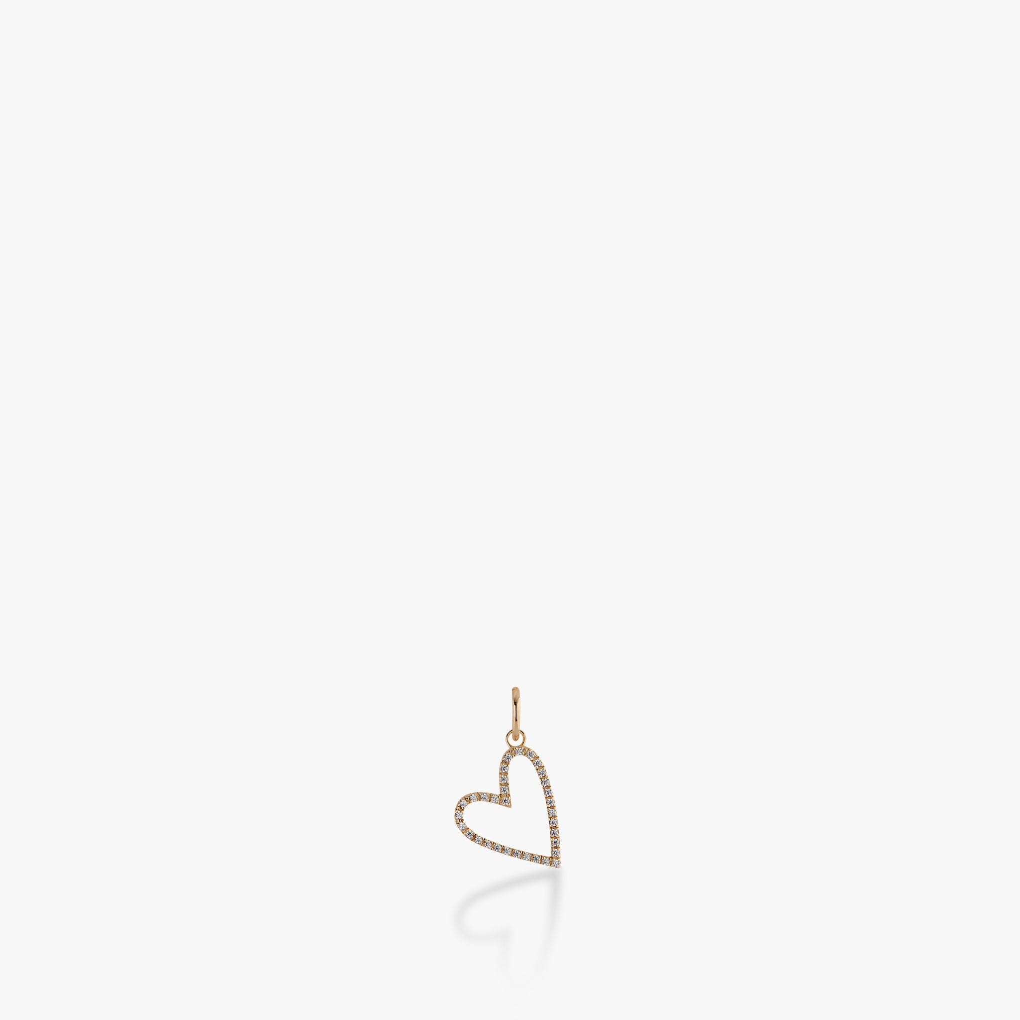 SRB Pavé Heart Charm
