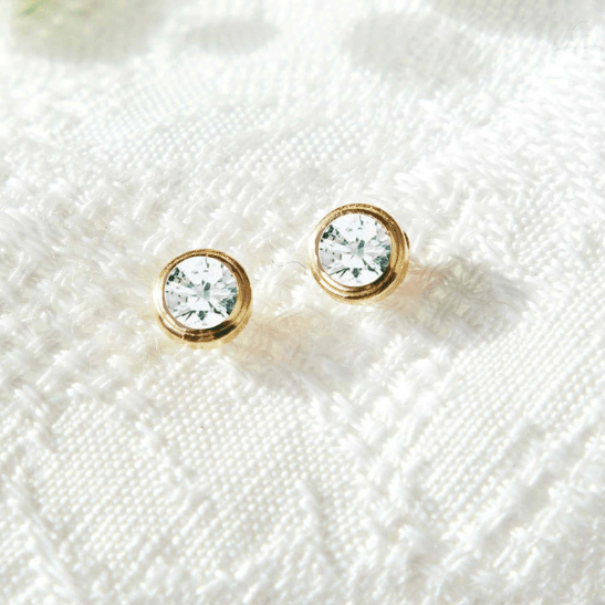 Birthstone Stud Earring