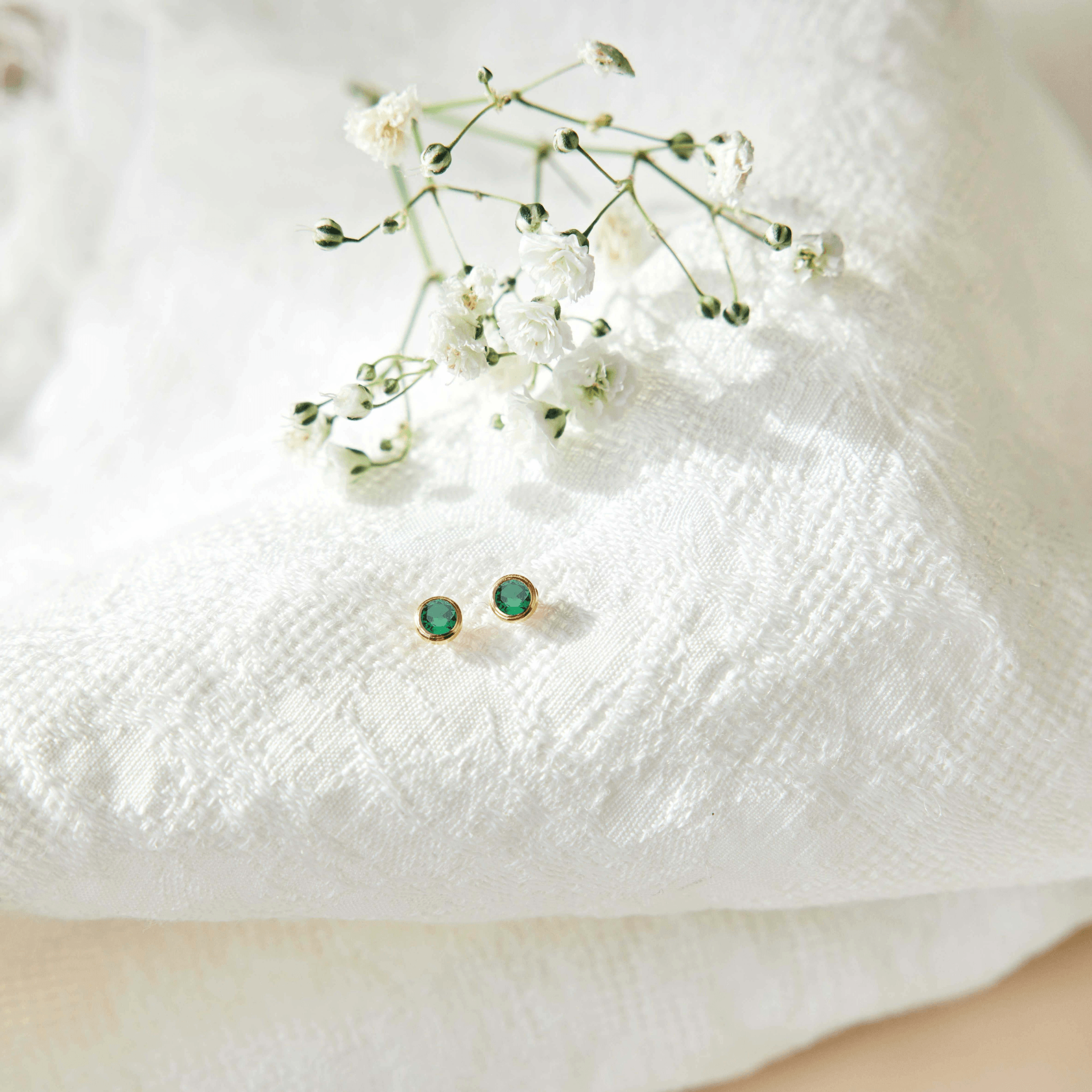 Birthstone Stud Earring