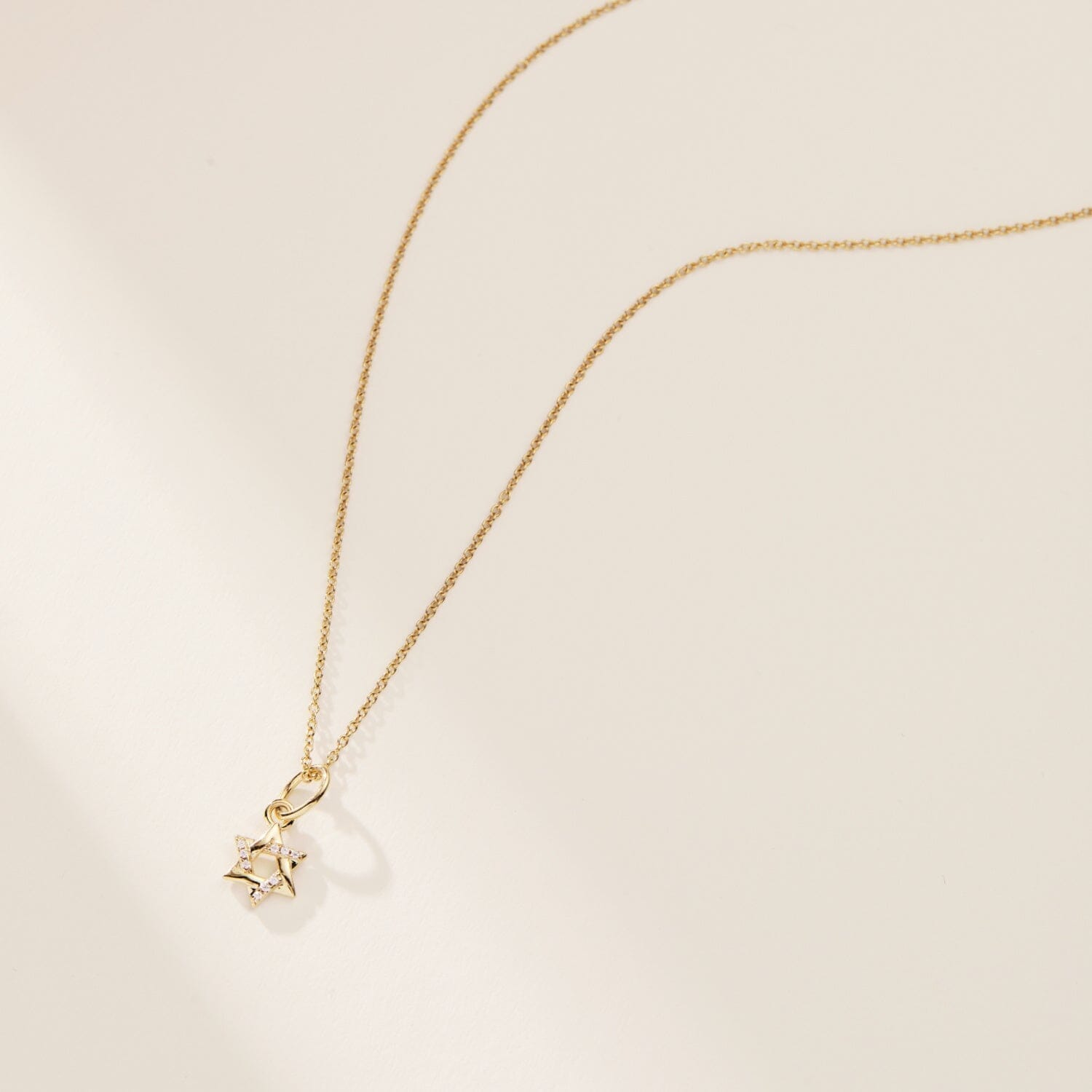 Pavé Star of David Charm