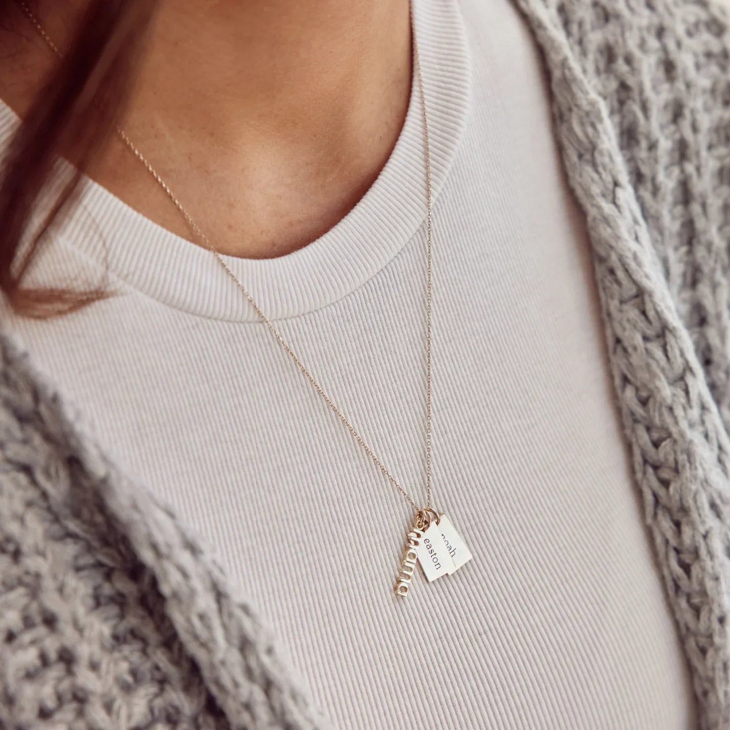Vertical Mama Necklace