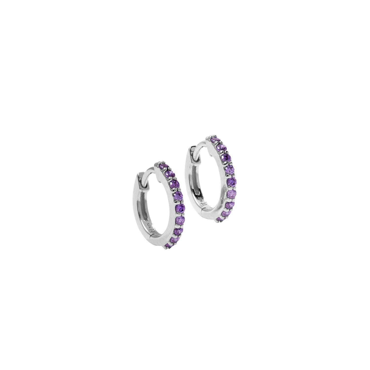 Birthstone Huggie Earrings