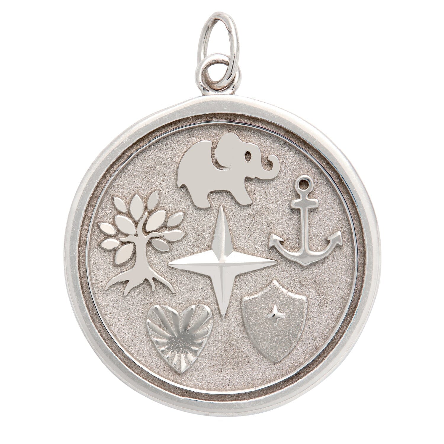 Reflection Coin Pendant