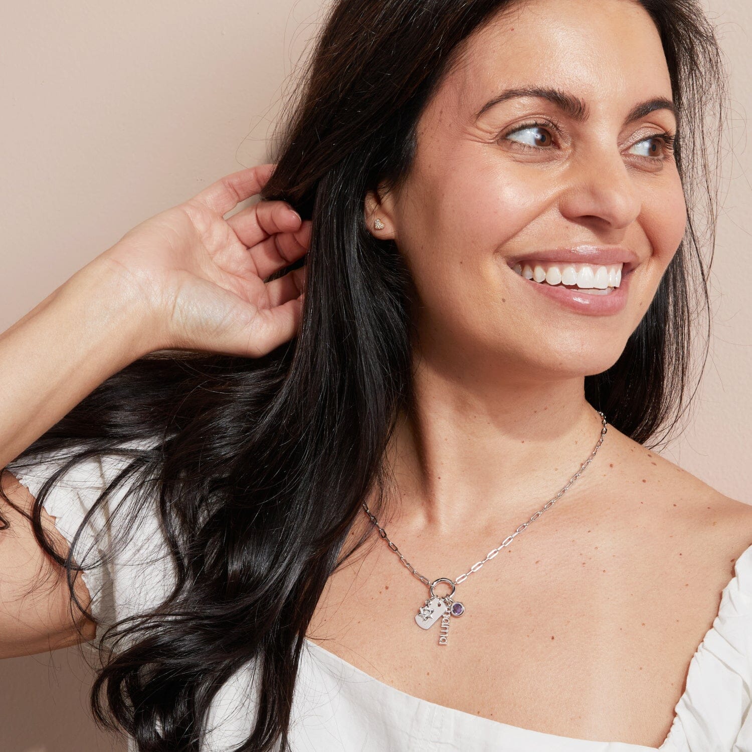 Front Clasp Paperclip Chain
