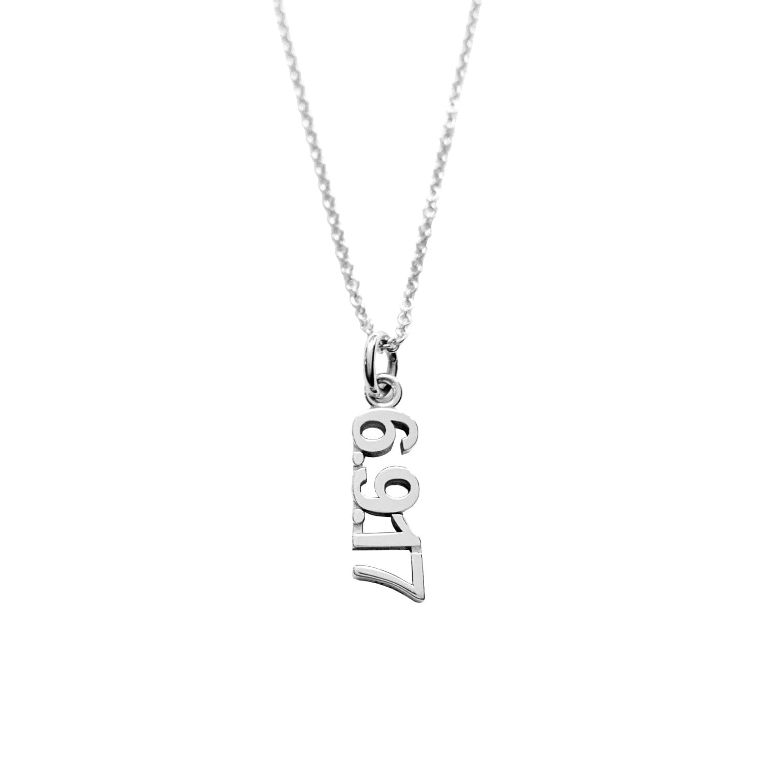 Vertical Date Necklace
