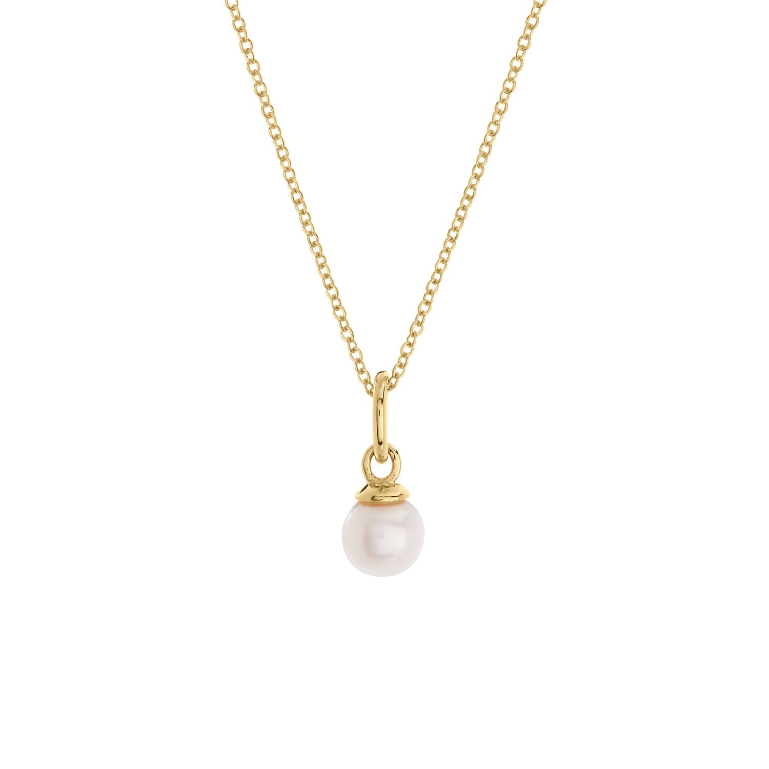 Pearl Mini Charm Necklace