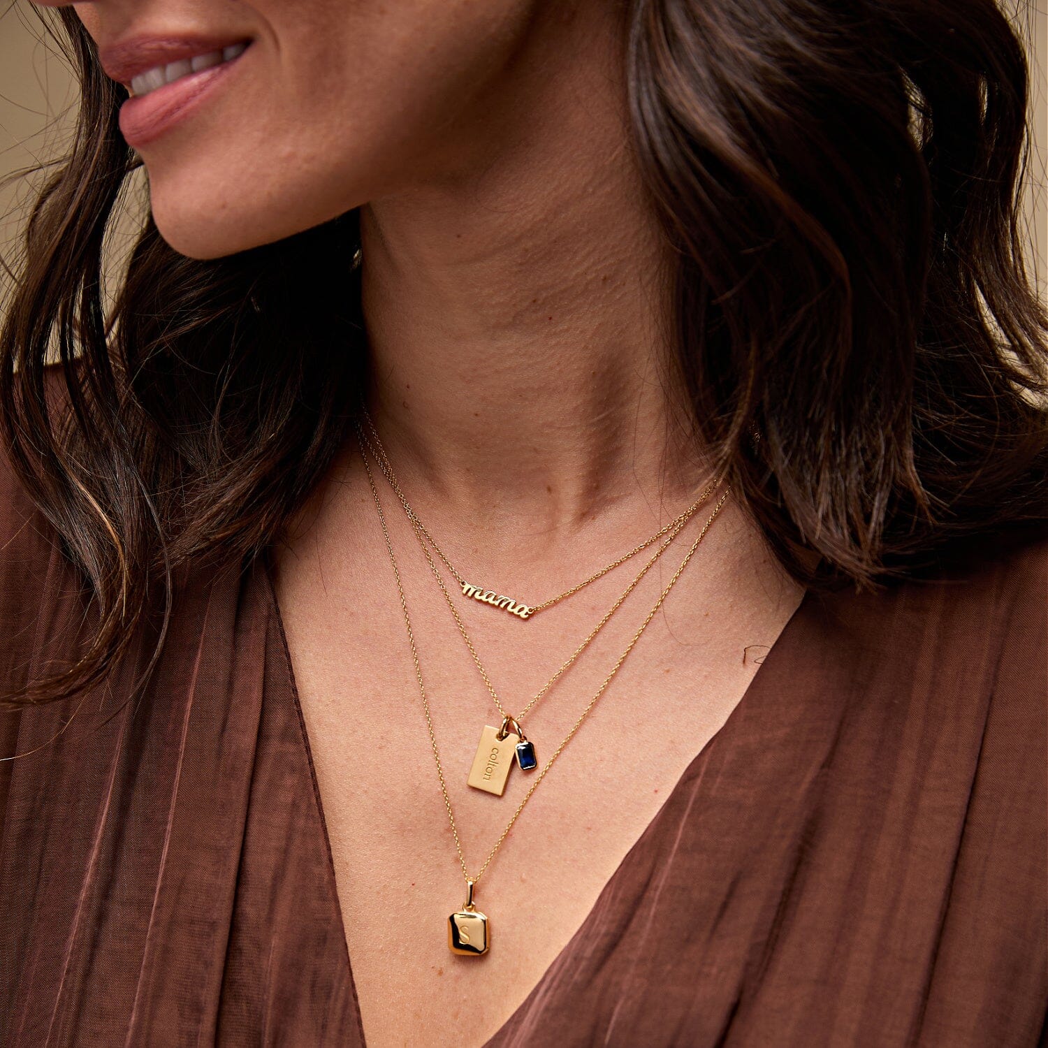 Baguette Birthstone Charm