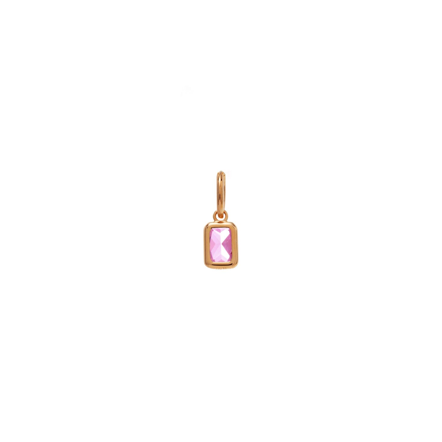 Baguette Birthstone Charm