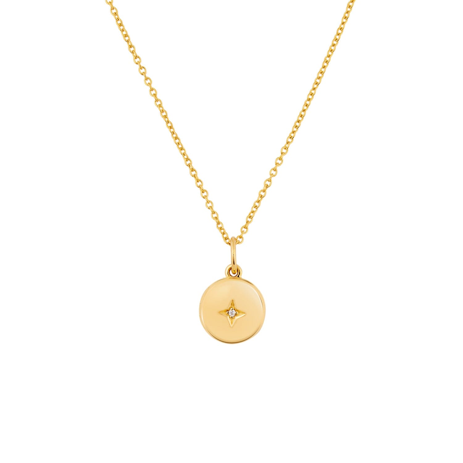 Round Mini Locket Necklace