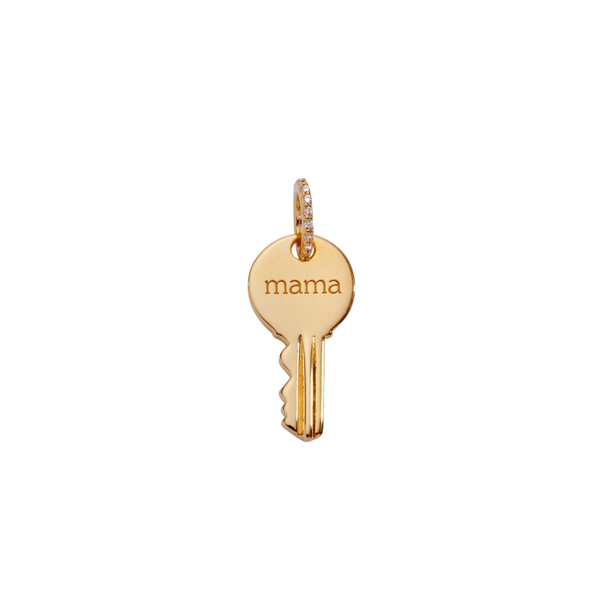 Round 'Mama' Key Charm