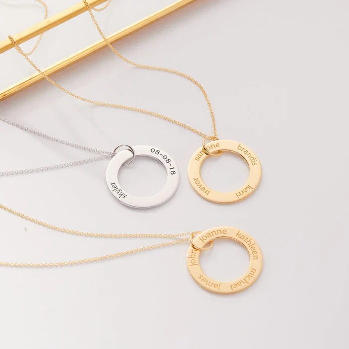 Circle Pendant Necklace