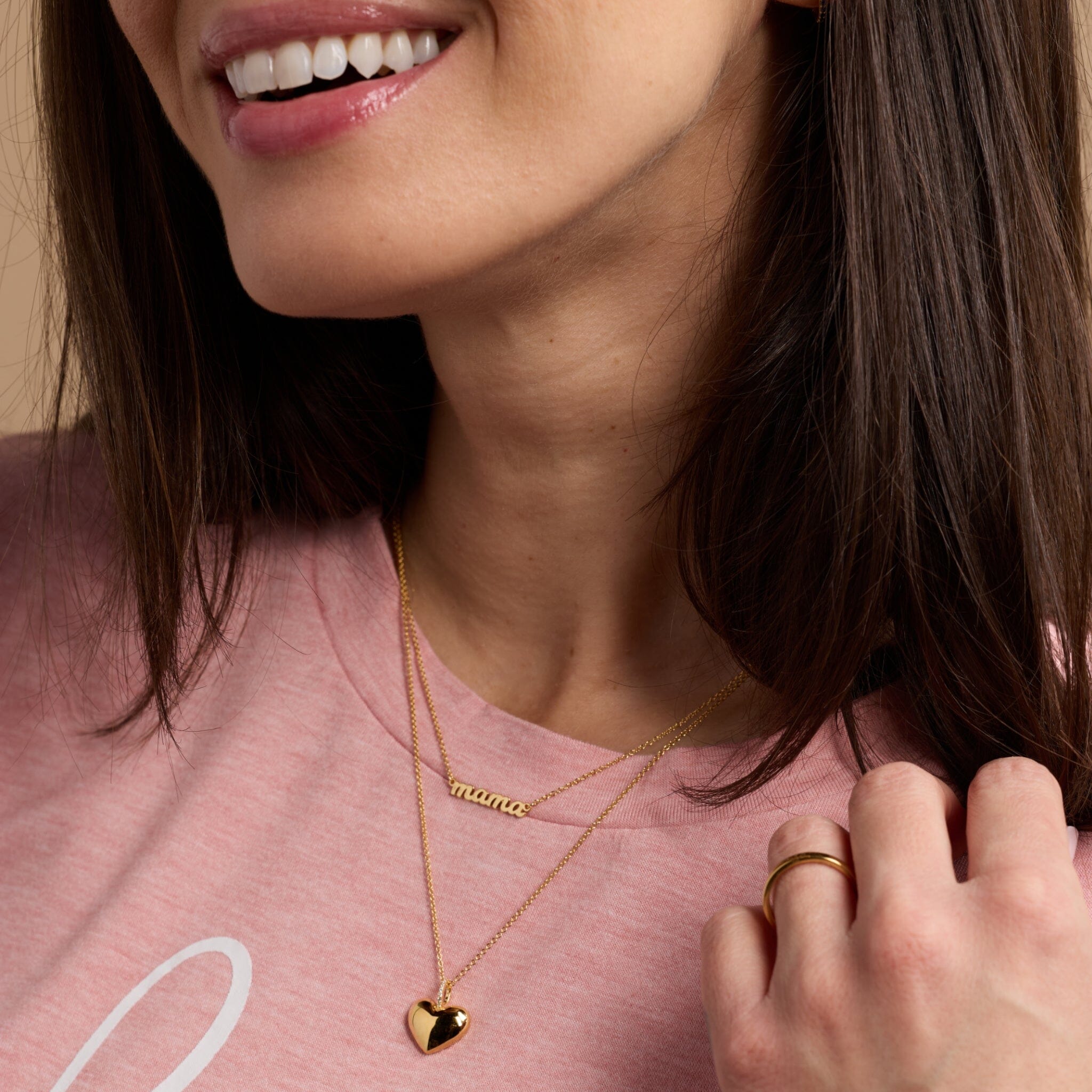 Puffy Heart Necklace