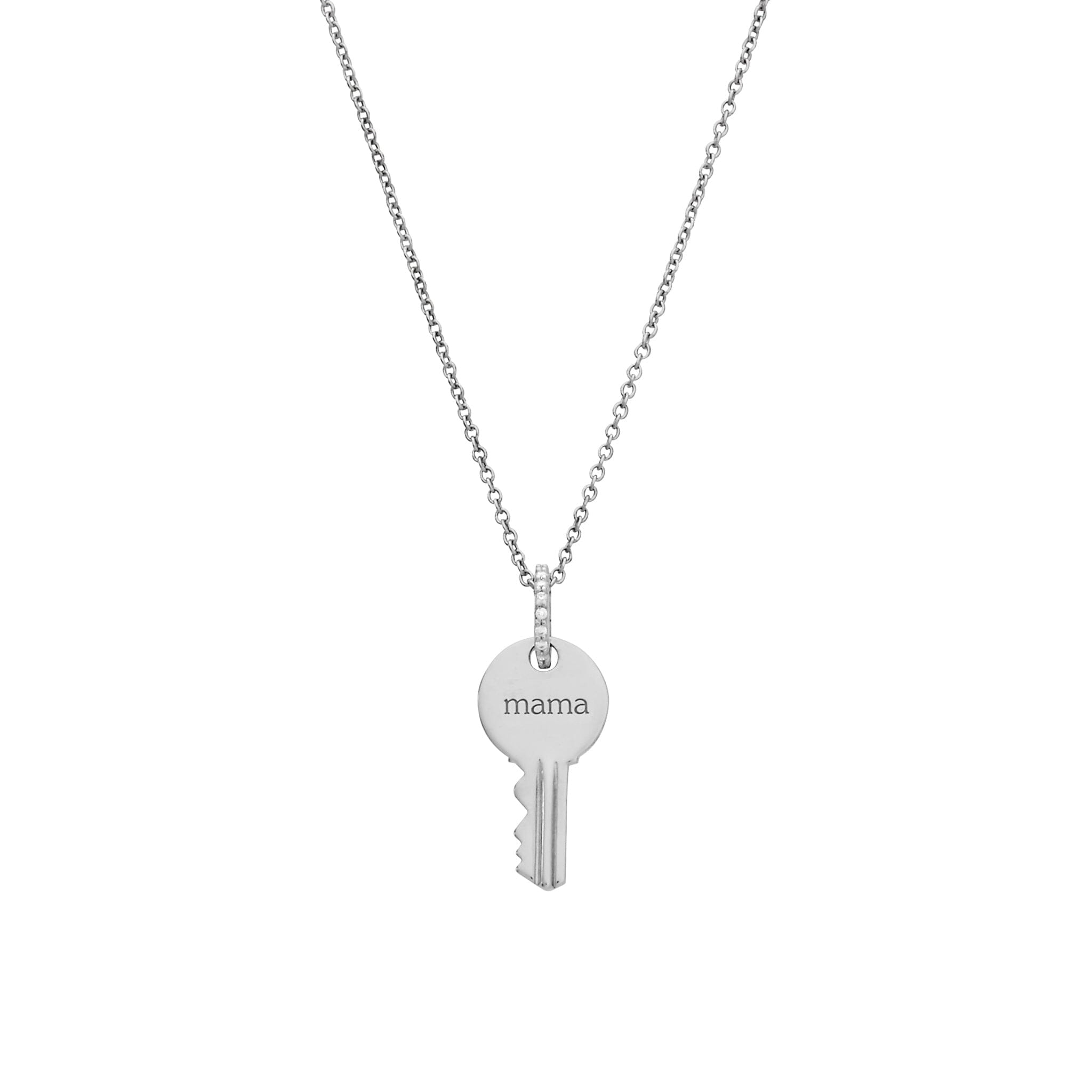 Round 'Mama' Key Necklace