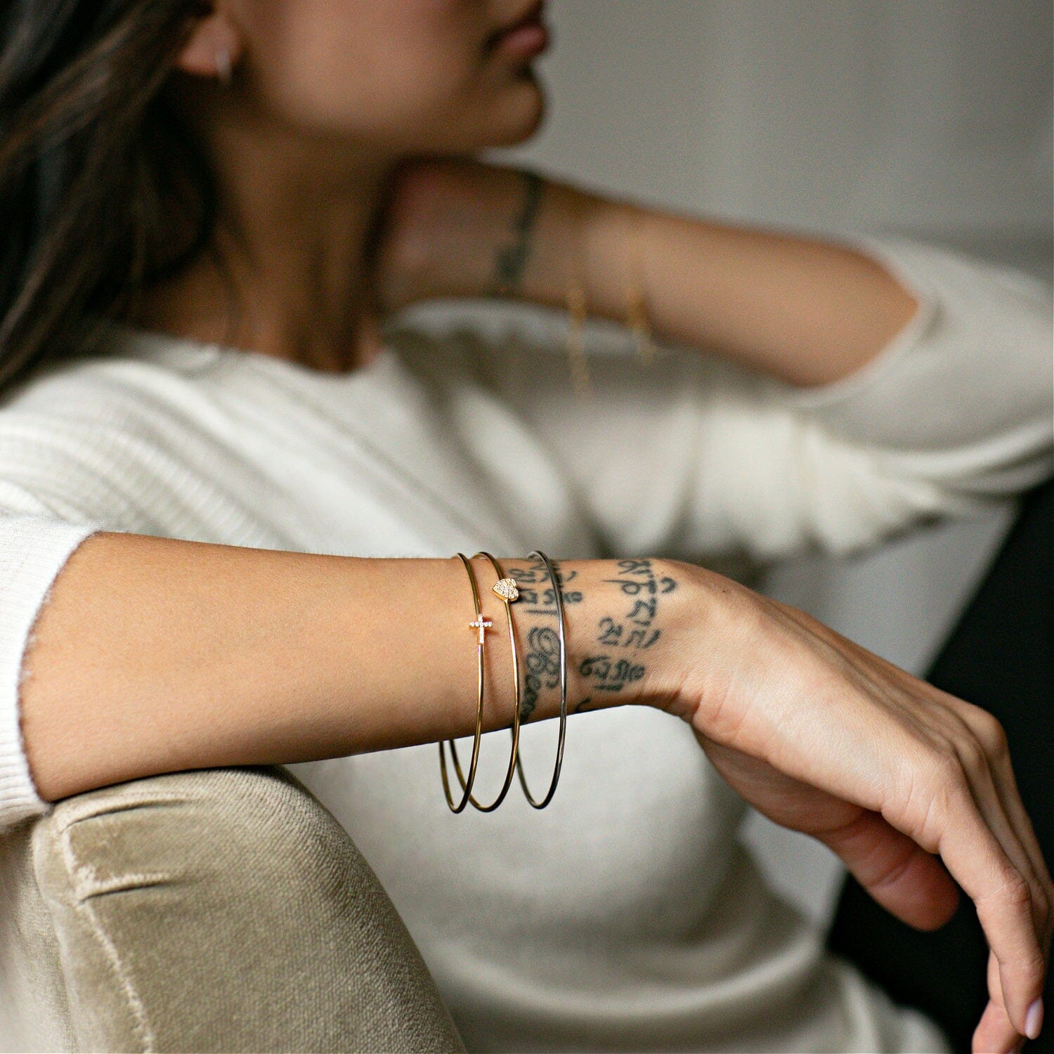 Bracelet Bundle - Set of 3 (Heart, Cross + Classic)
