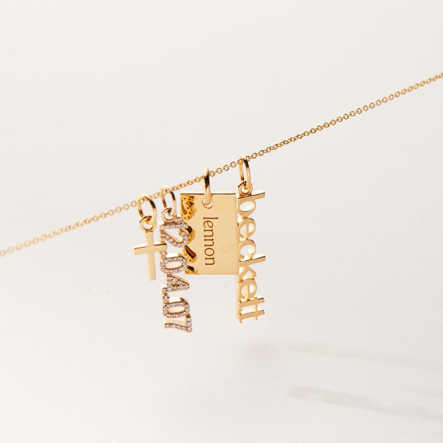 Pavé Cross Charm