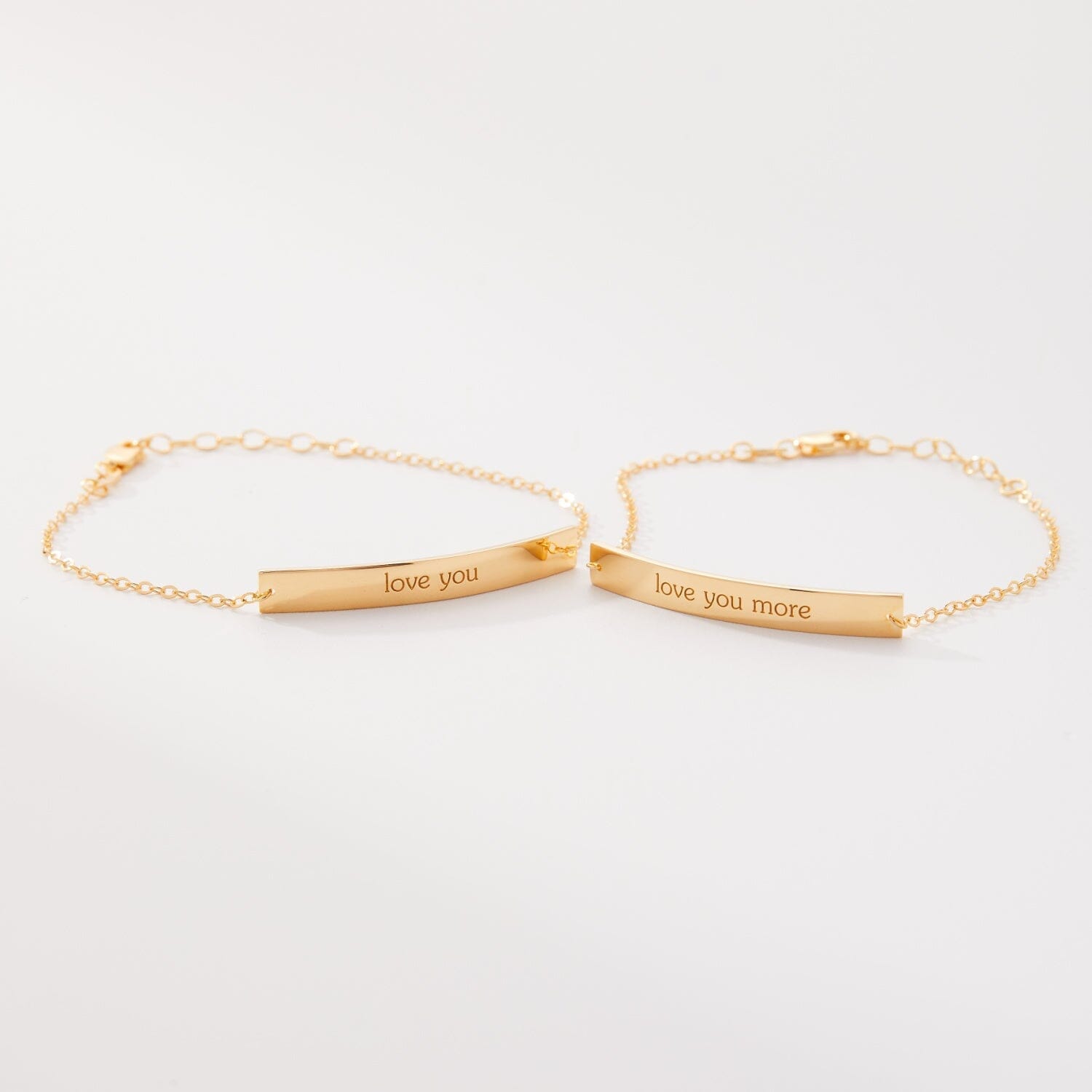 Mother-Daughter Bar Bracelet Set