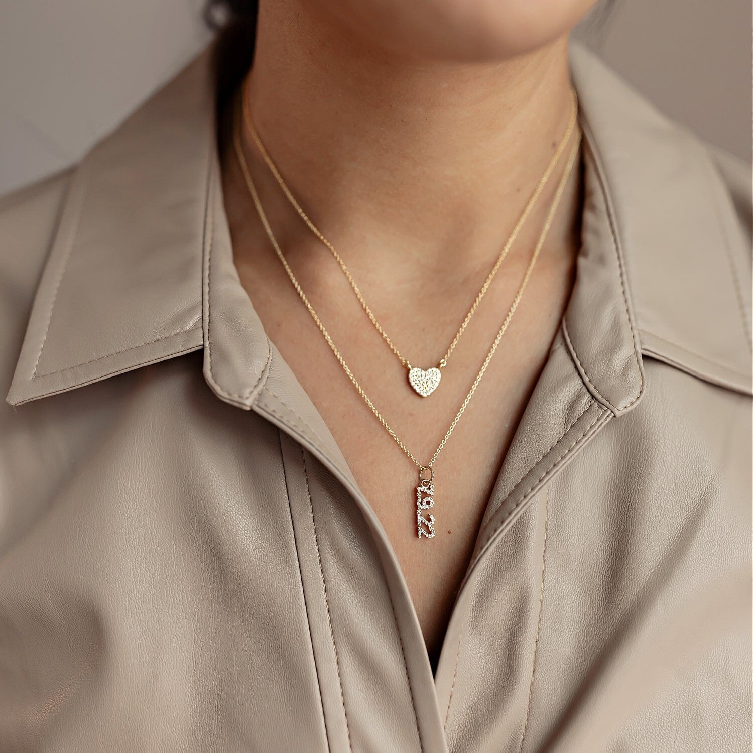 Pavé Heart Necklace
