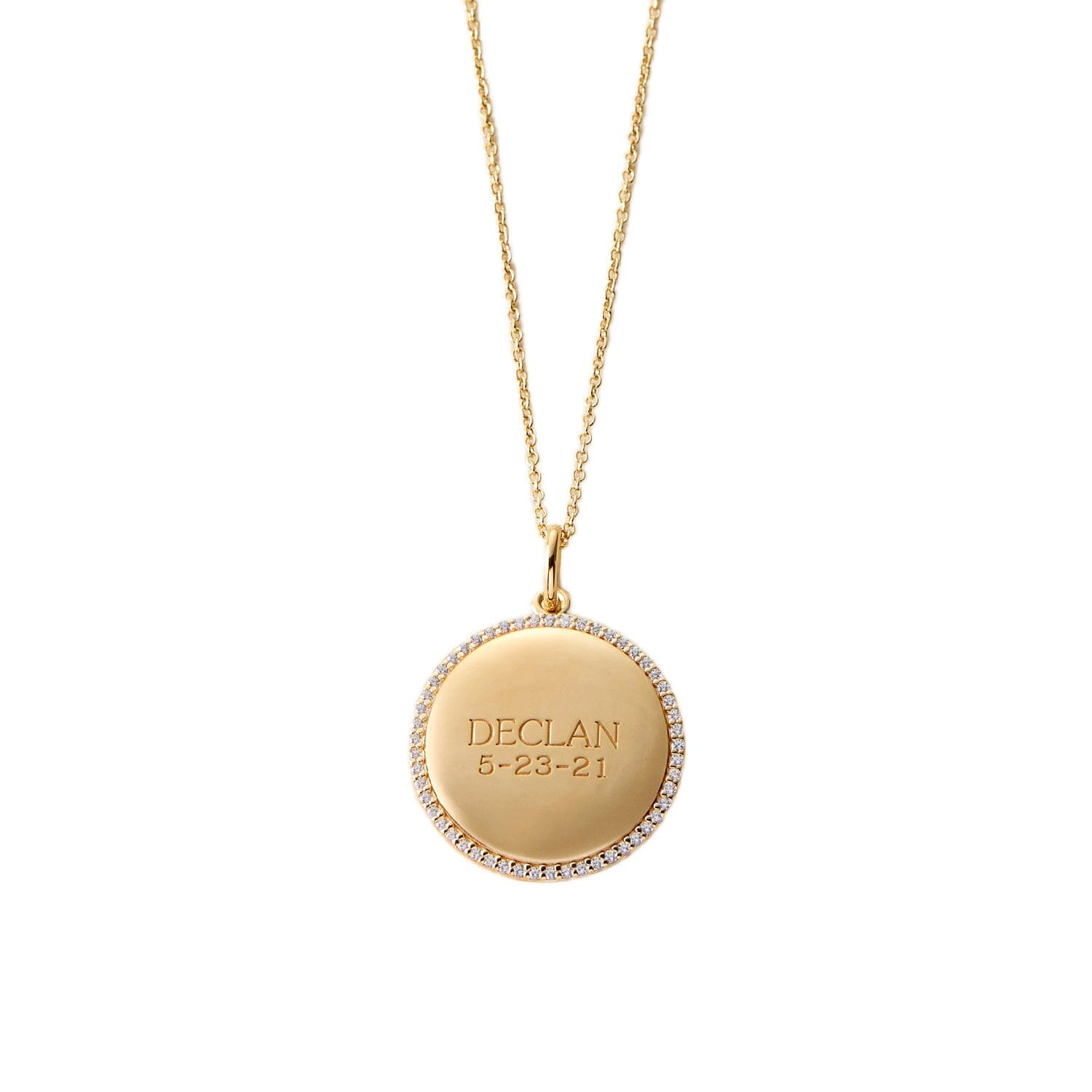 Pave Pendant Necklace