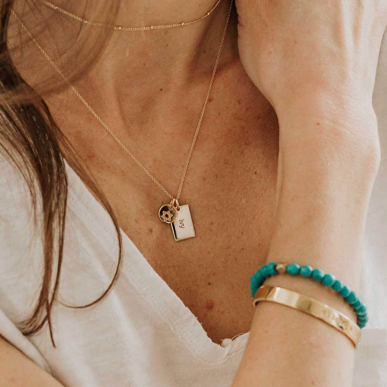 Engravable Star Of David Necklace
