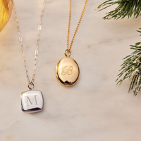 Square and Oval Lockets by Tiny Tags