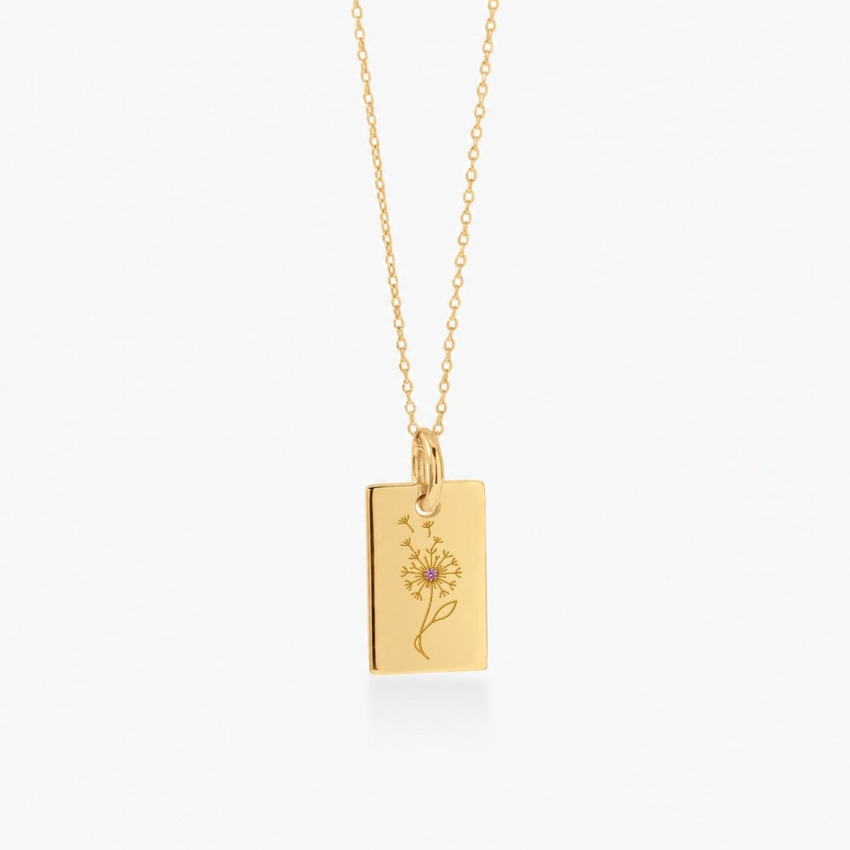 Mini Dog Tag Necklace – Ellie Fund