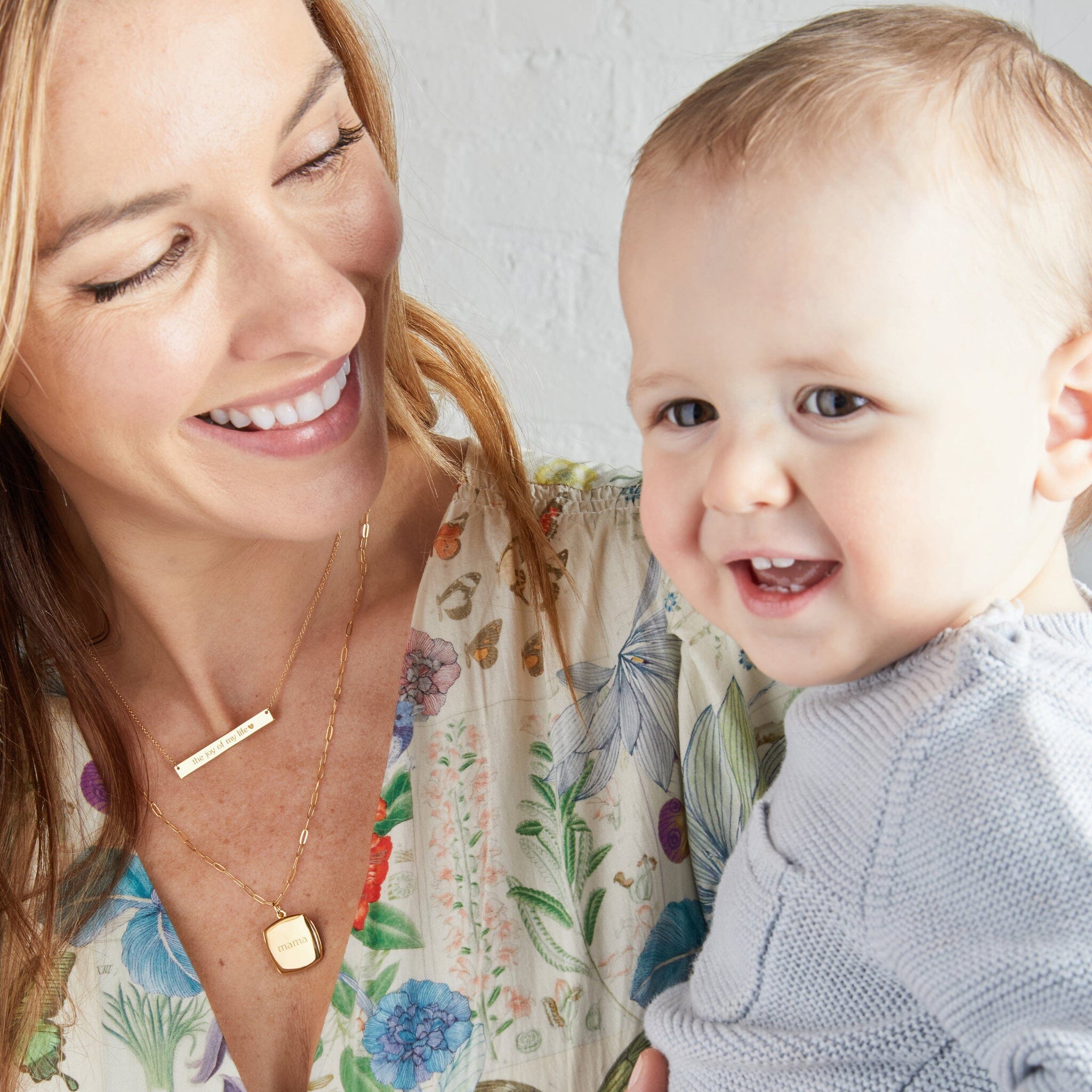 Mama Square Locket Necklace