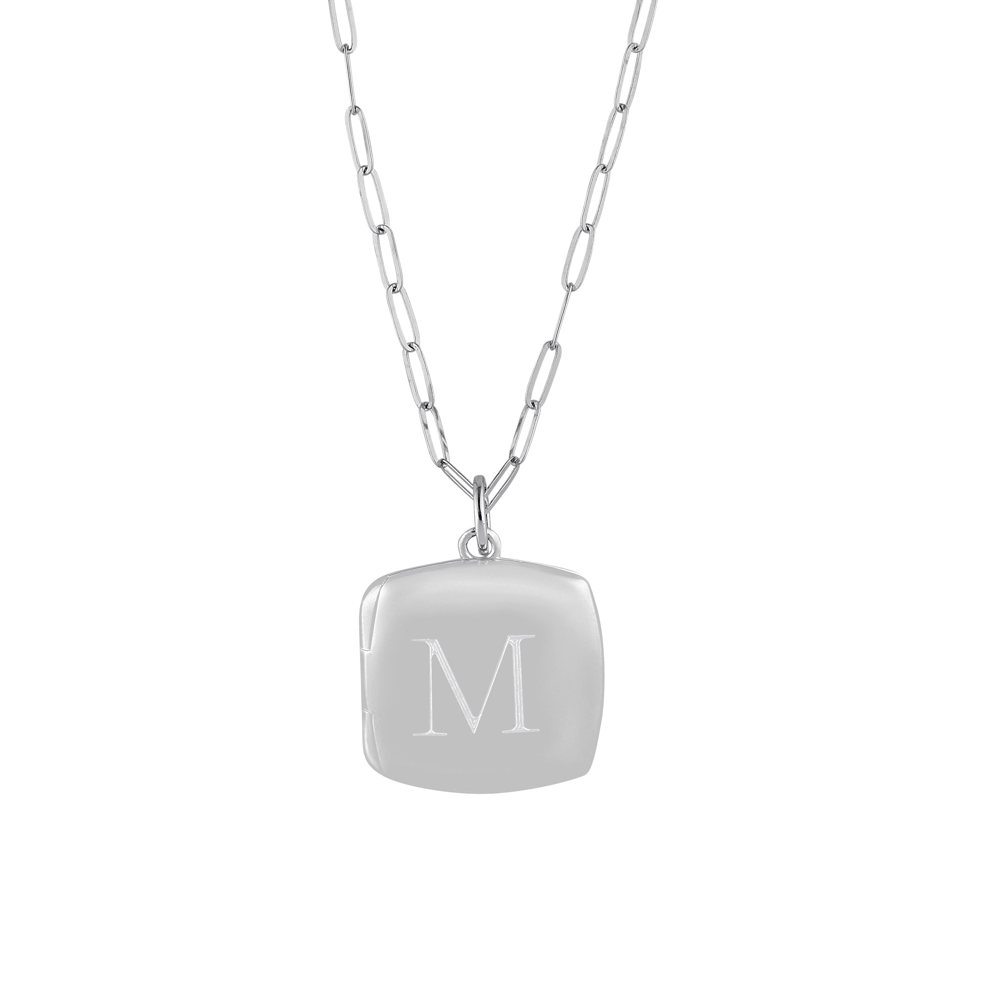 Square Locket Necklace