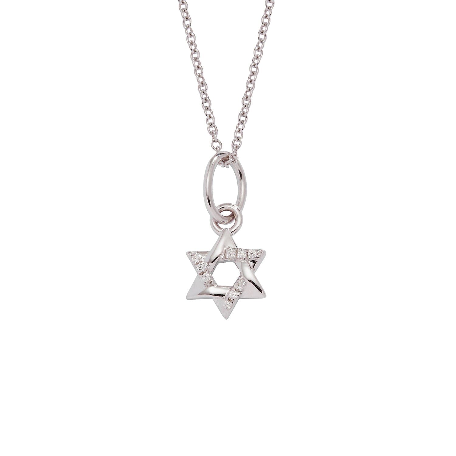 Pavé Star of David Necklace