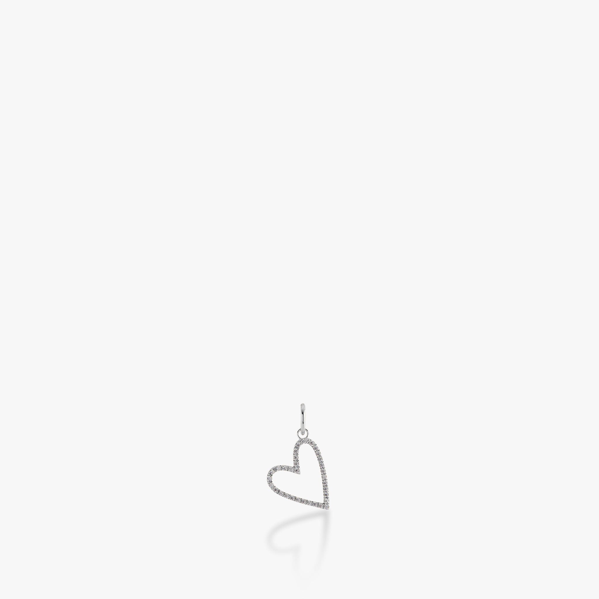 SRB Pavé Heart Charm