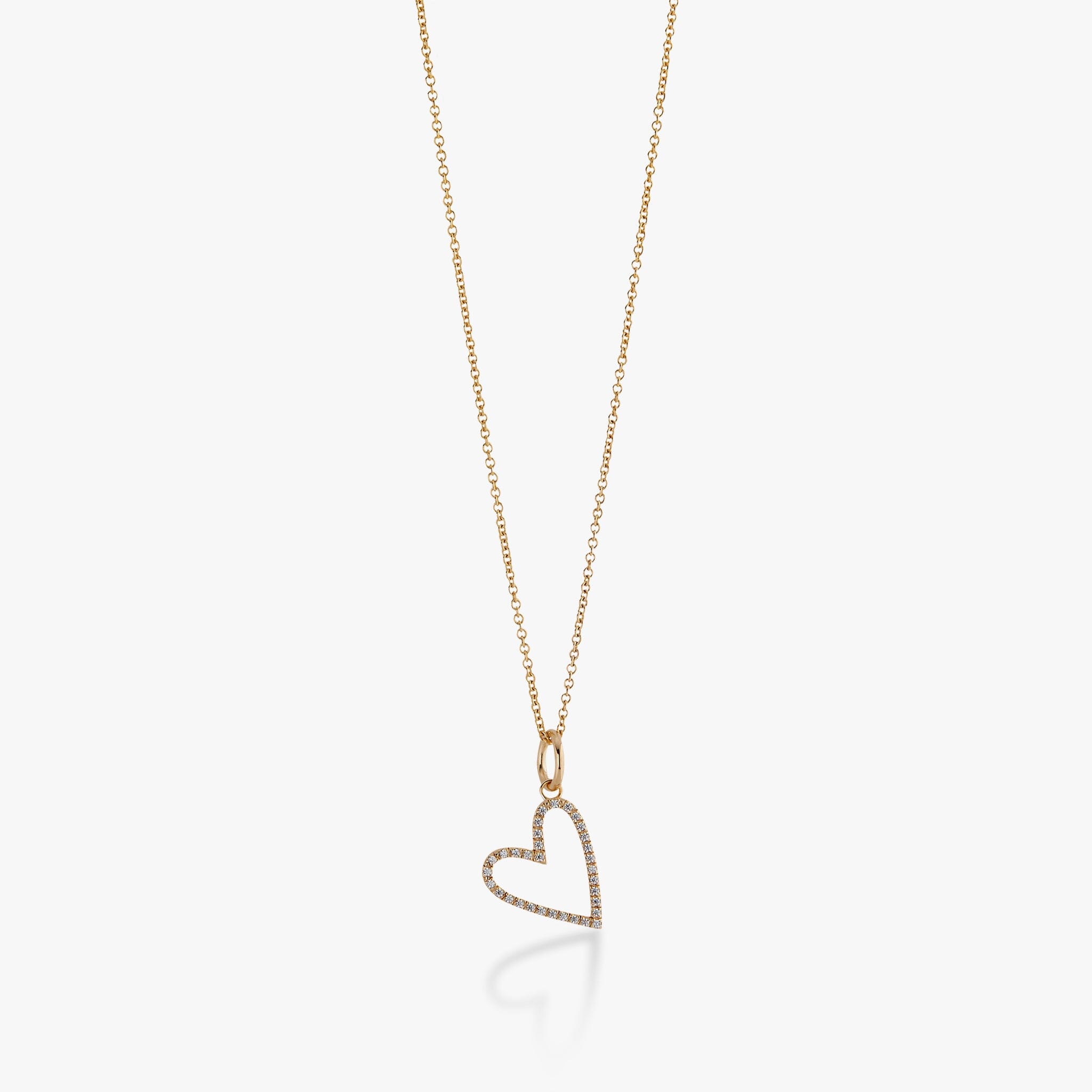 SRB Pavé Heart Necklace