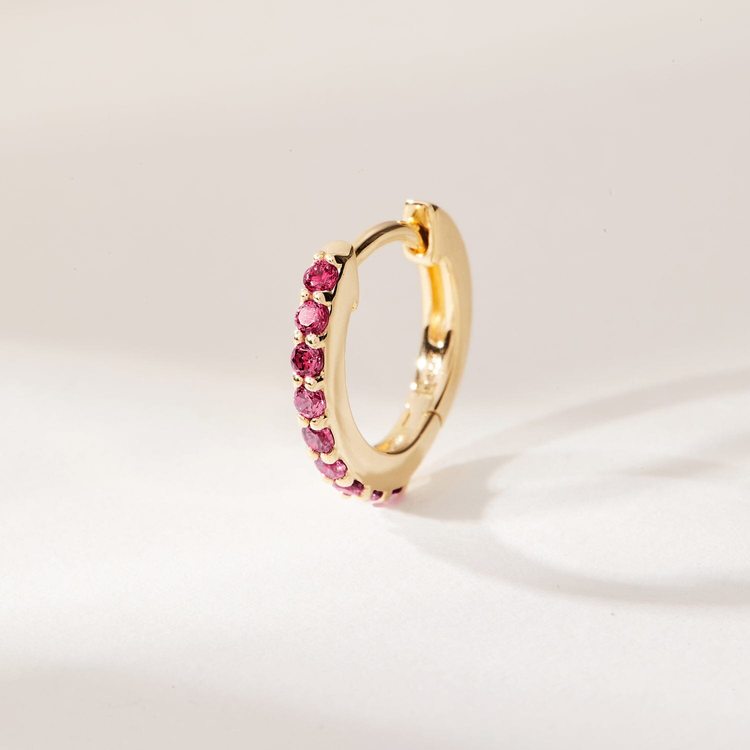 Birthstone Huggie Earrings