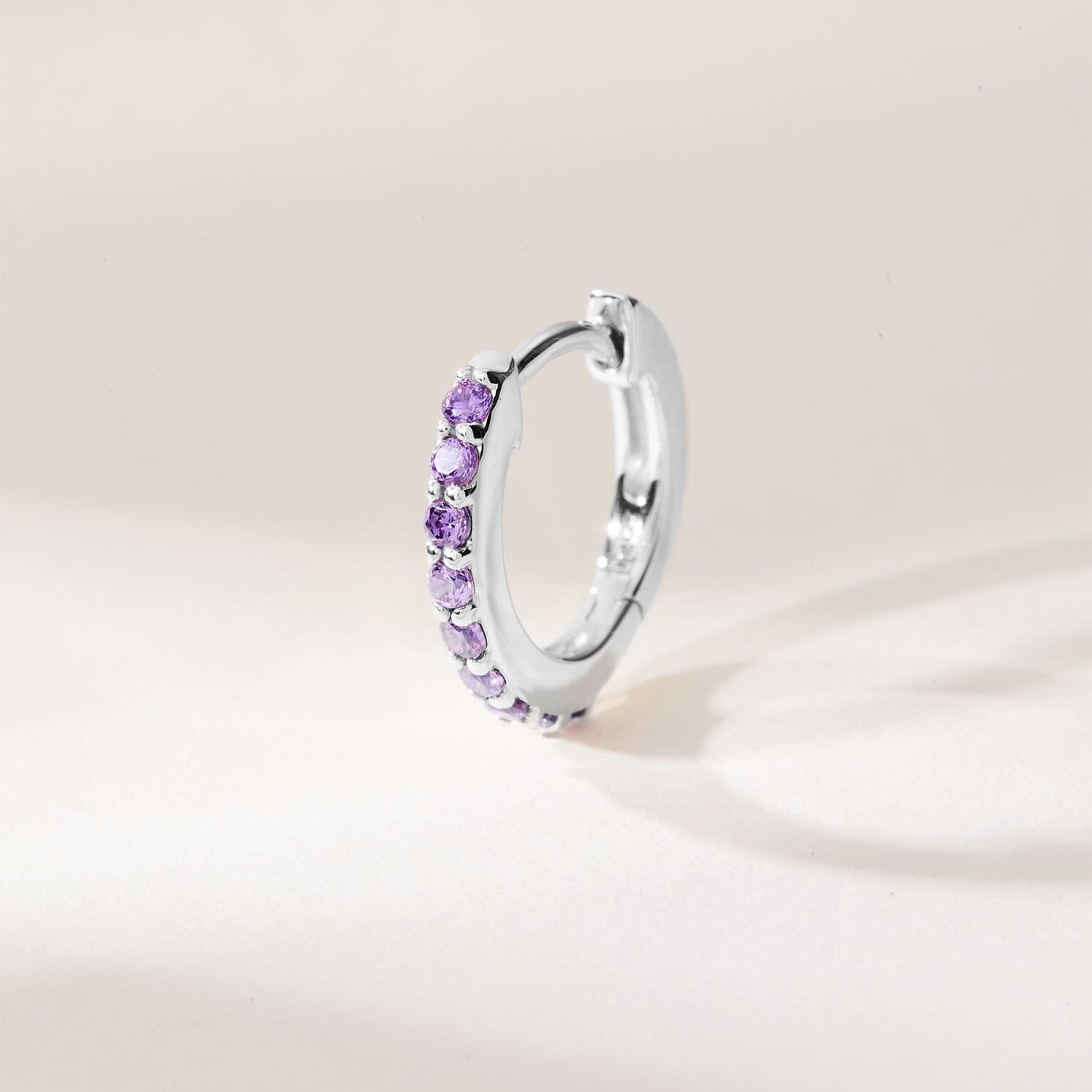 Birthstone Huggie Earrings
