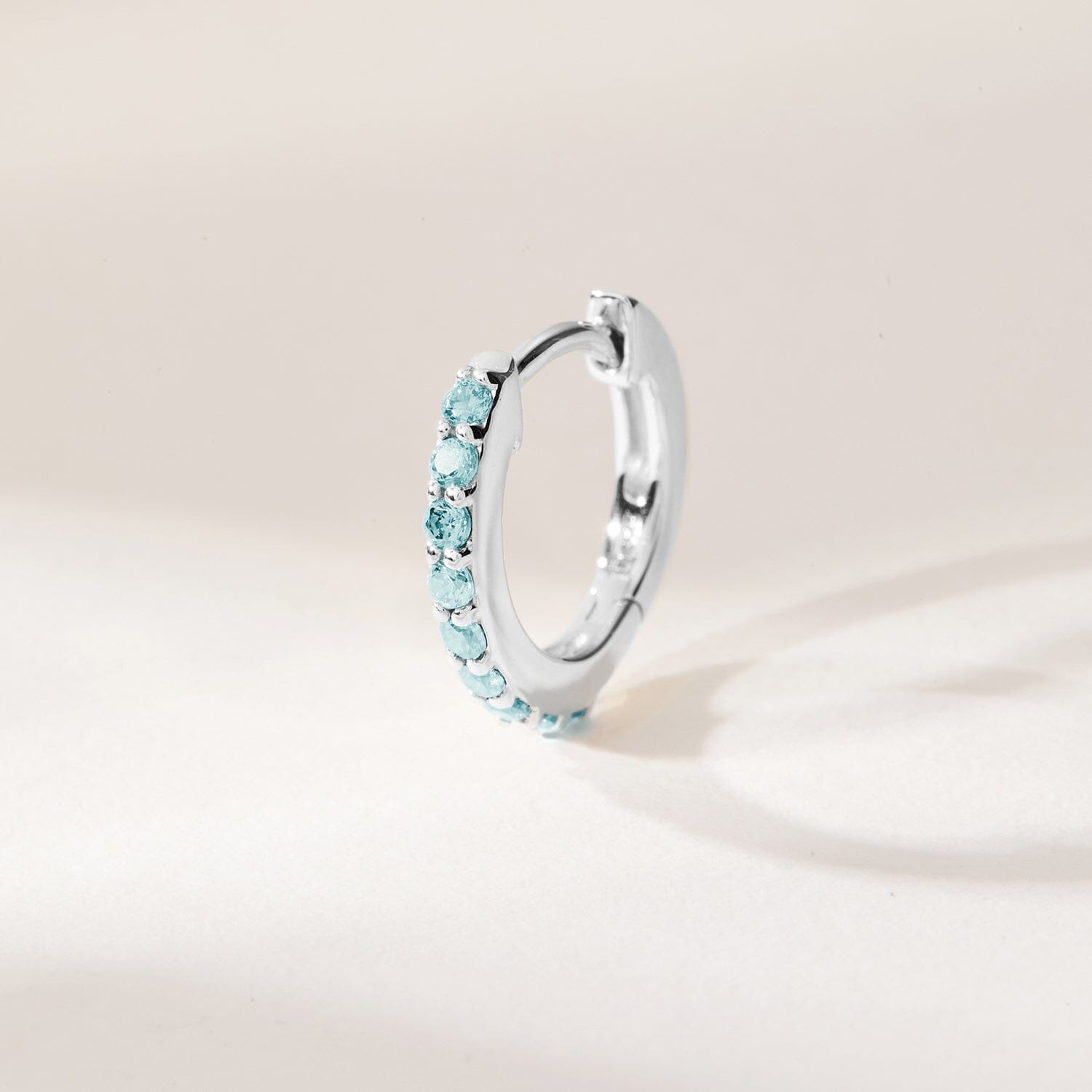 Birthstone Huggie Earrings