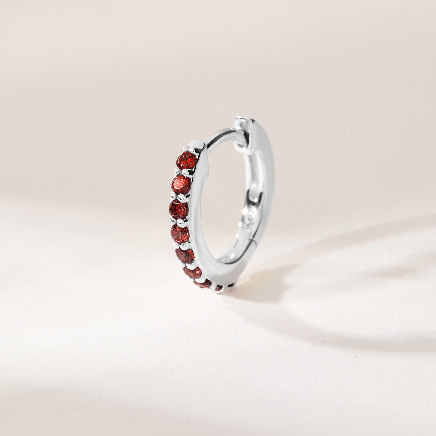 Birthstone Huggie Earrings