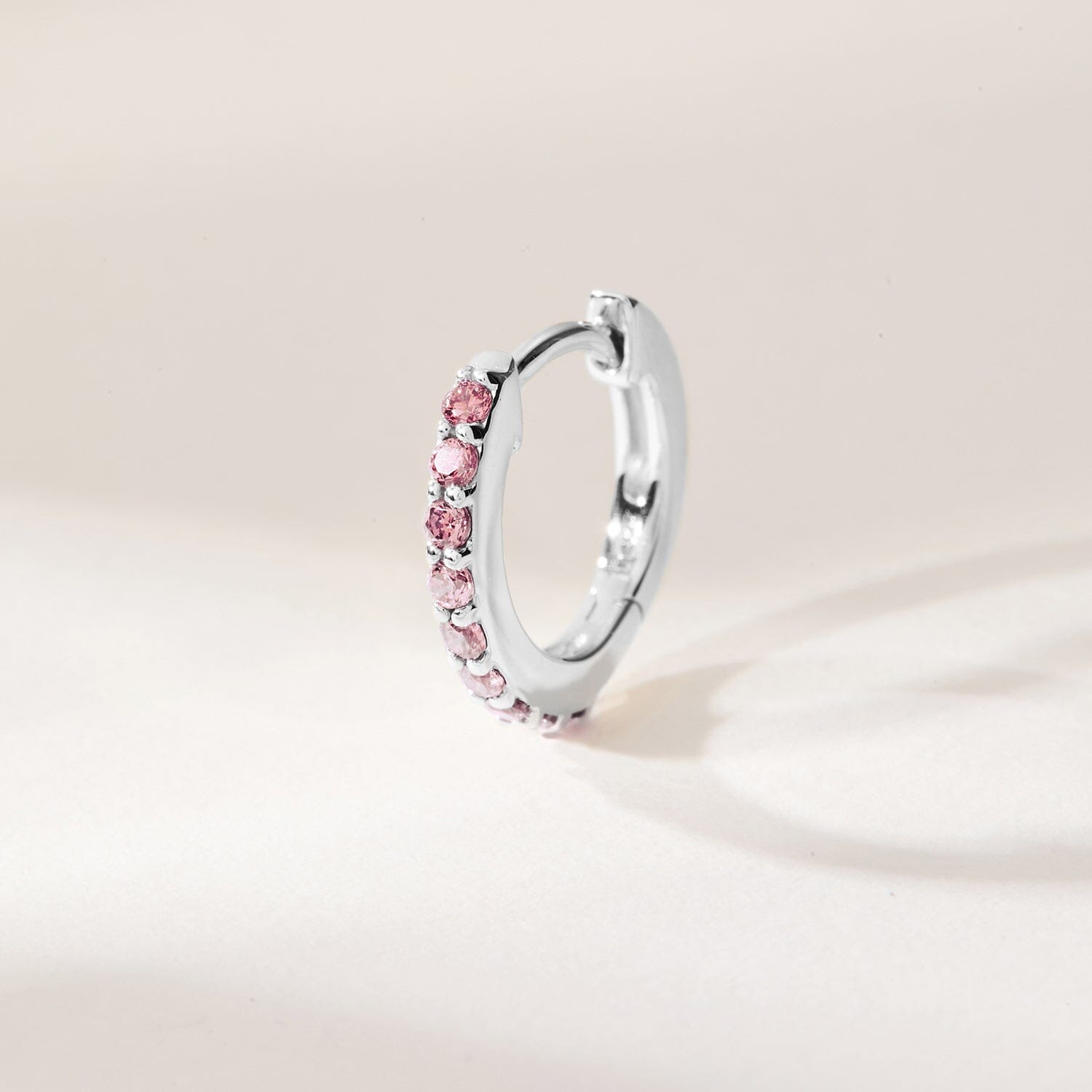 Birthstone Huggie Earrings