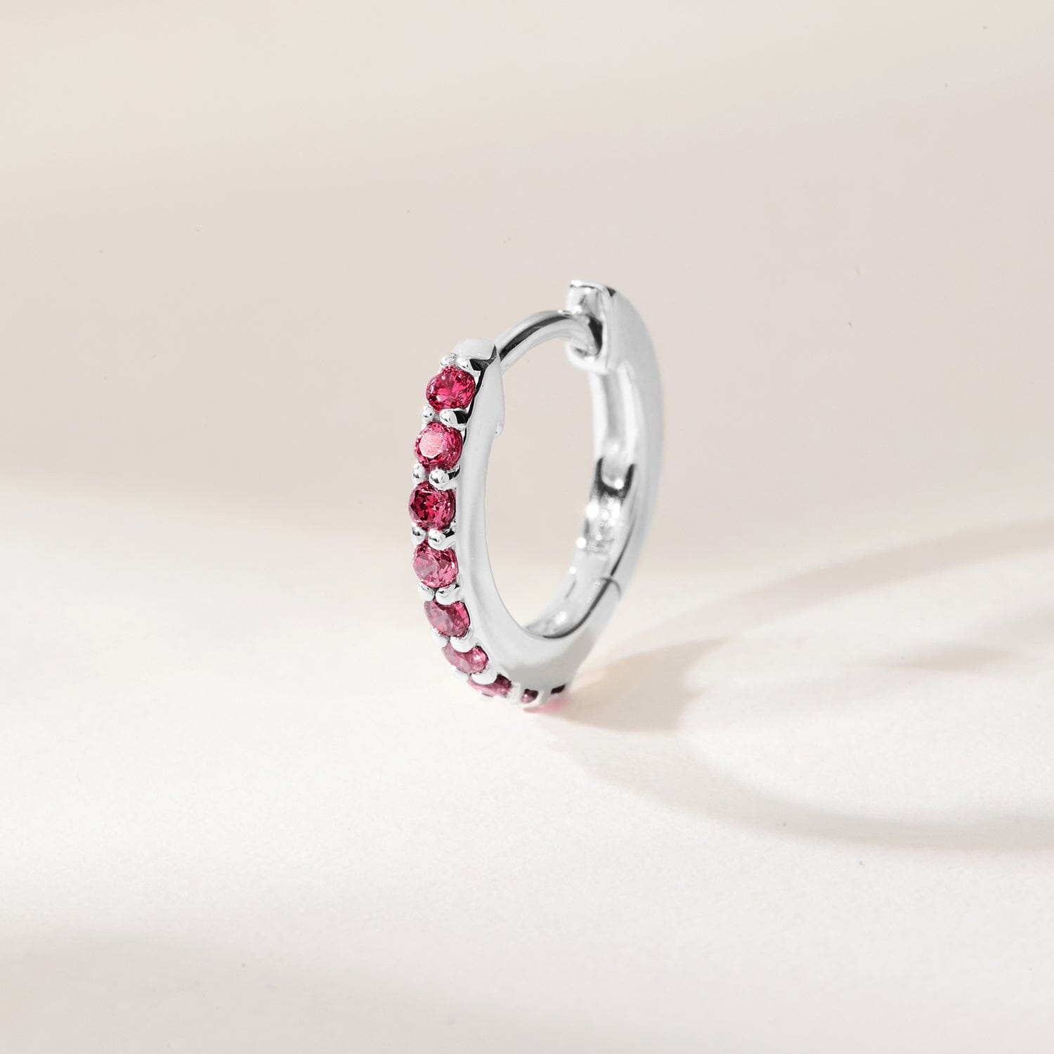 Birthstone Huggie Earrings