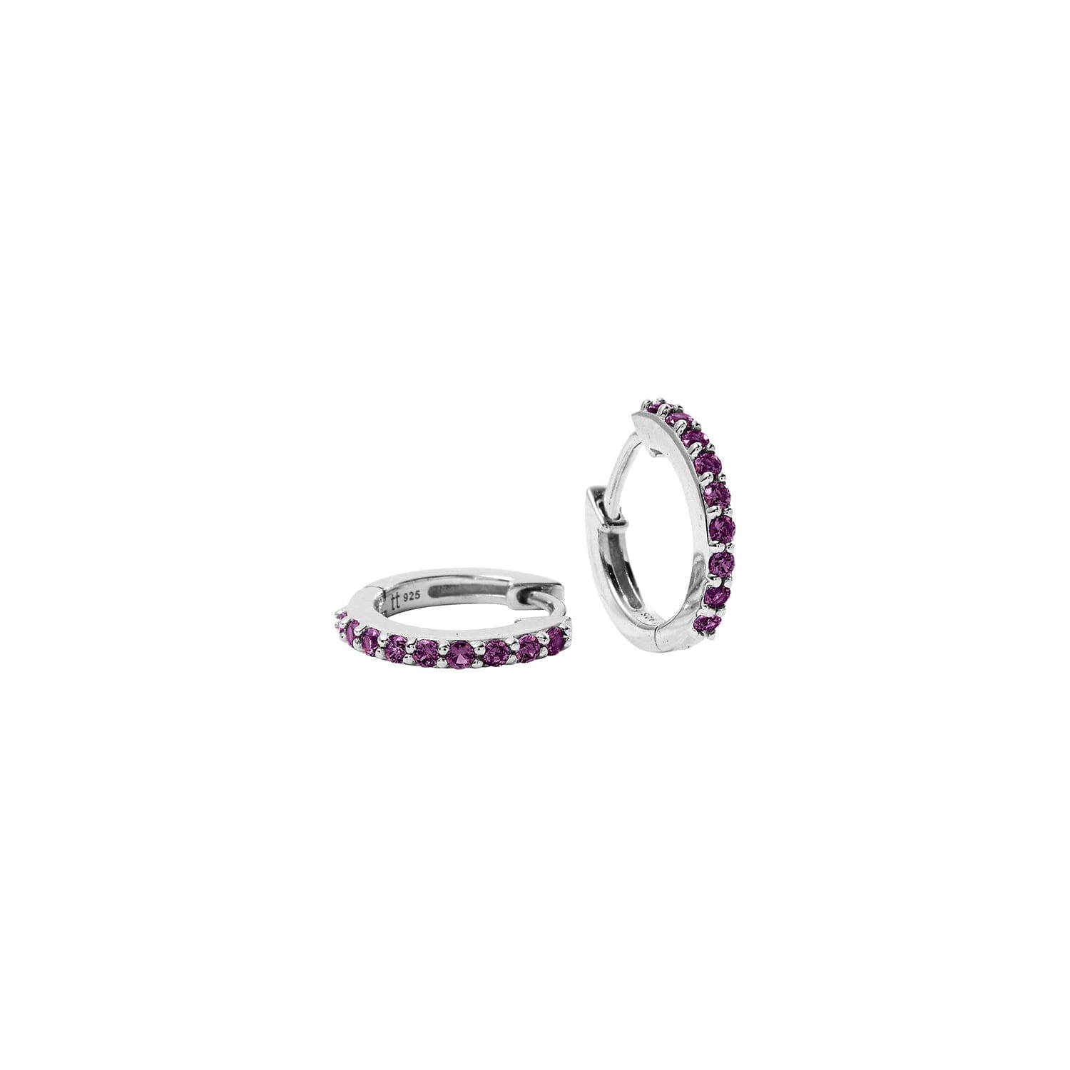 Birthstone Huggie Earrings