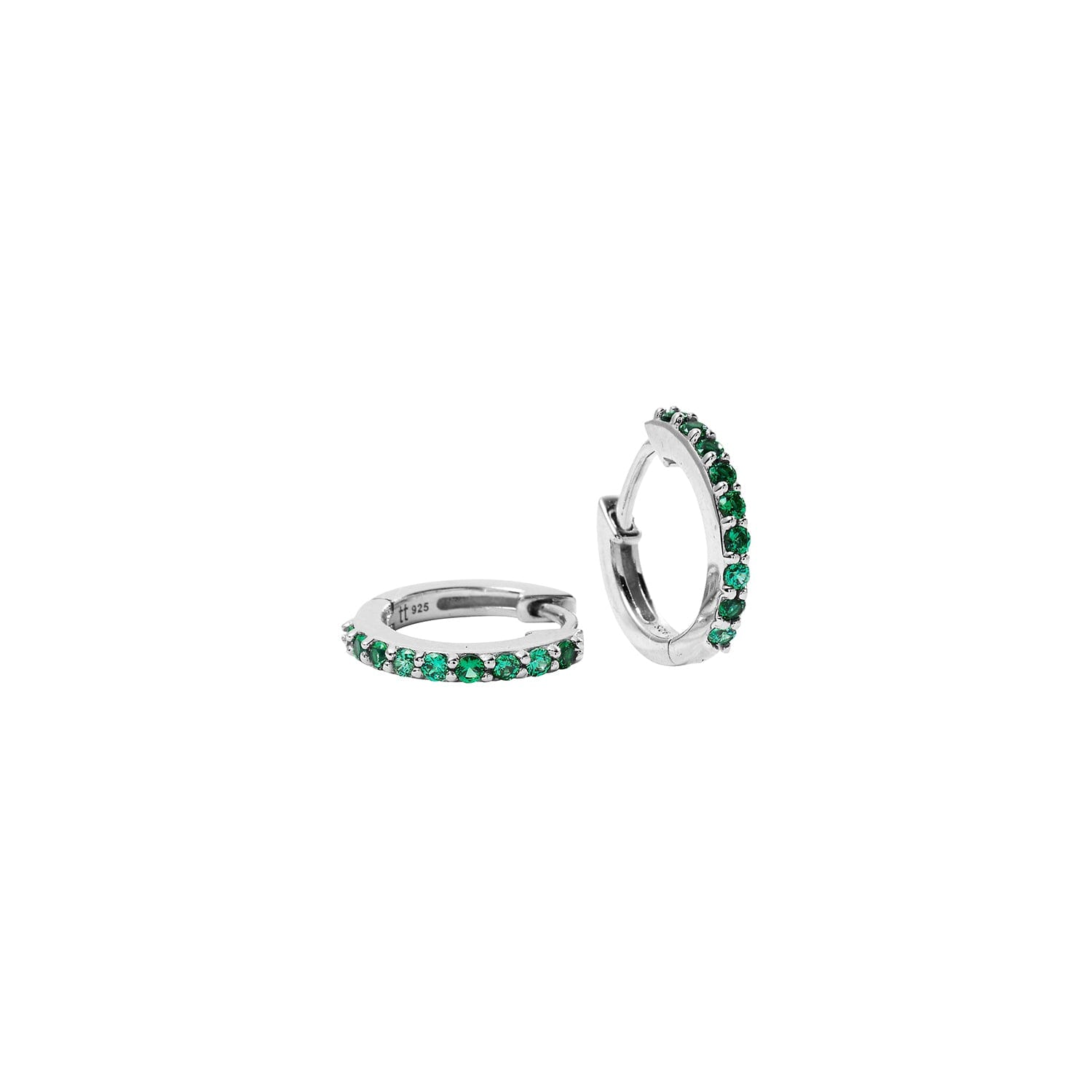 Birthstone Huggie Earrings