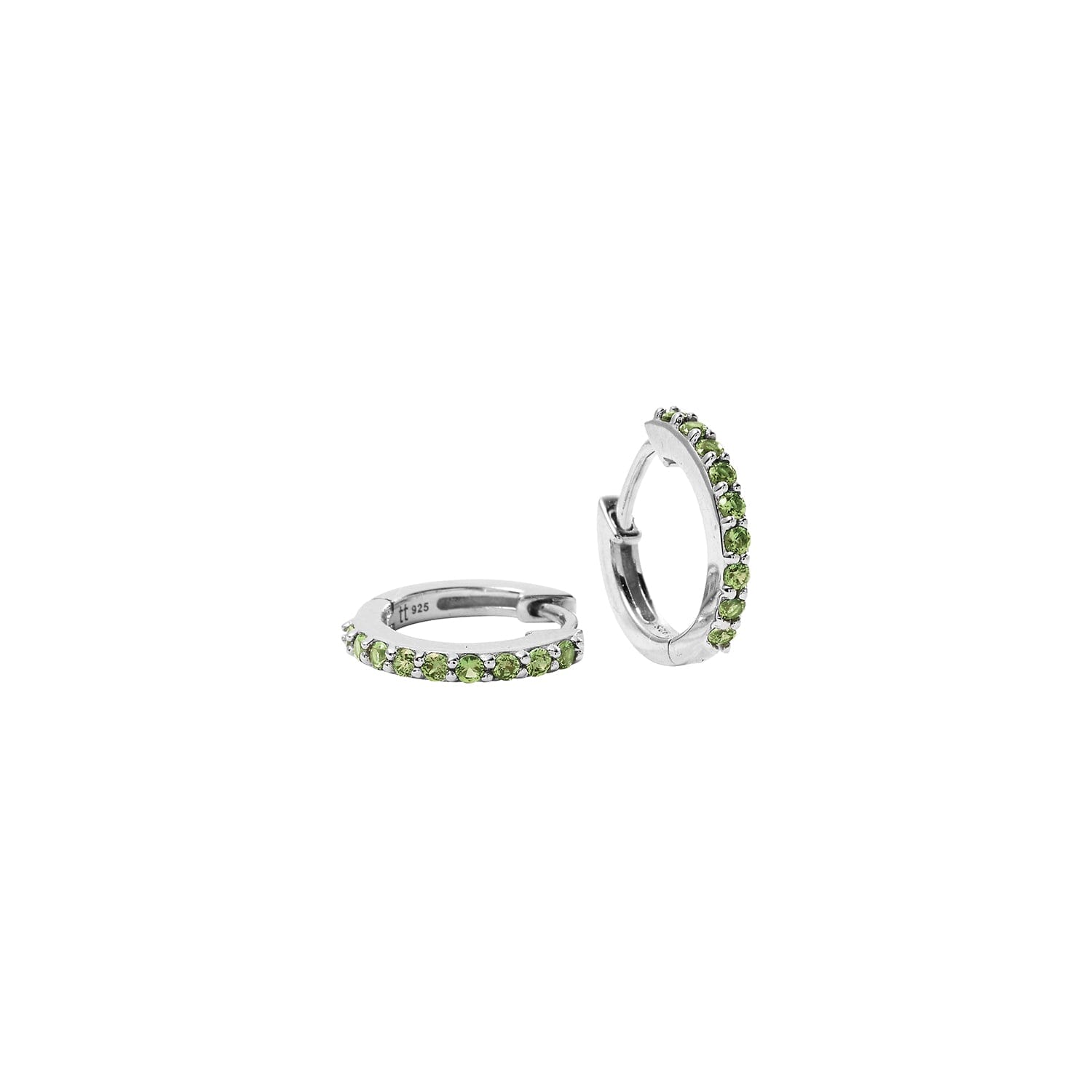 Birthstone Huggie Earrings