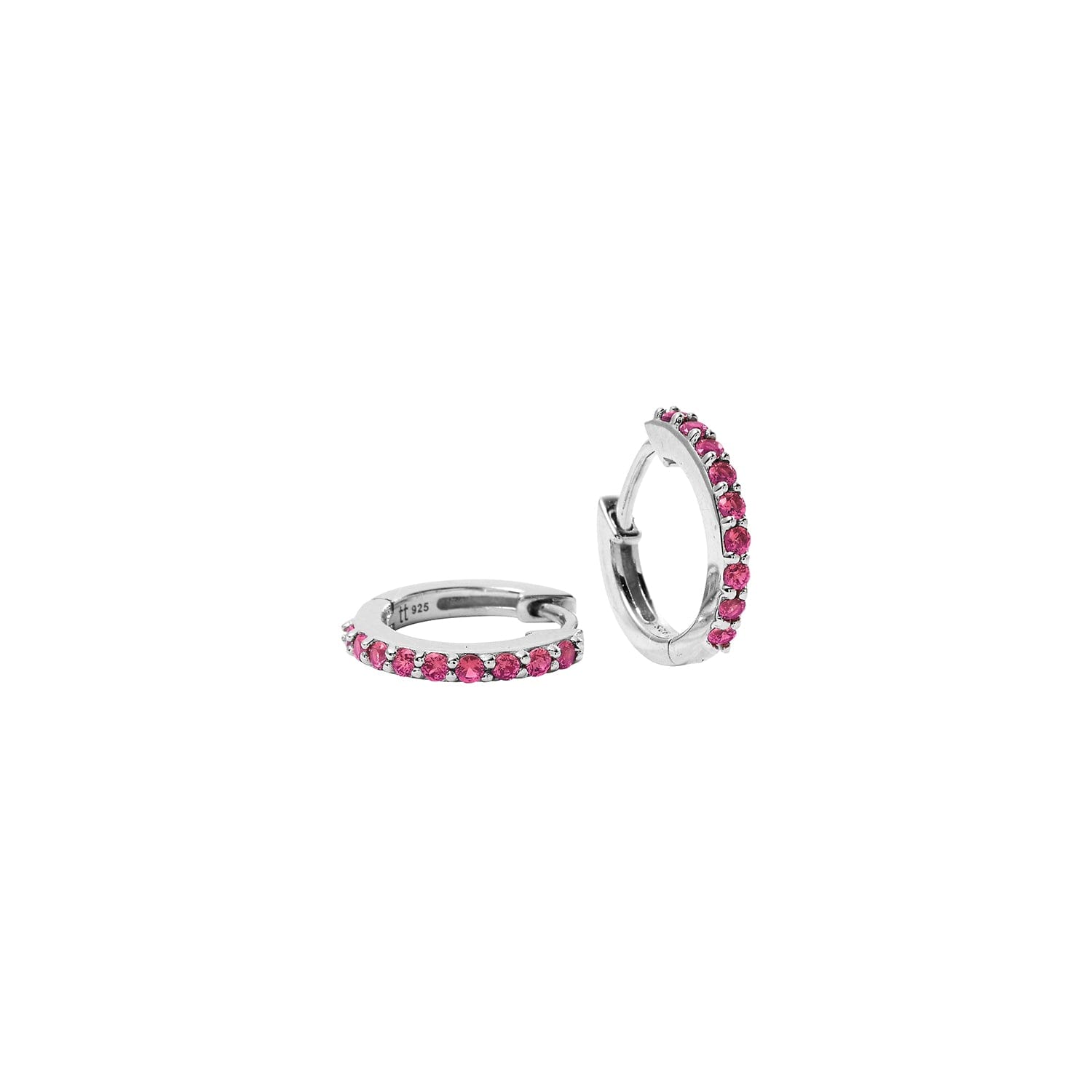Birthstone Huggie Earrings