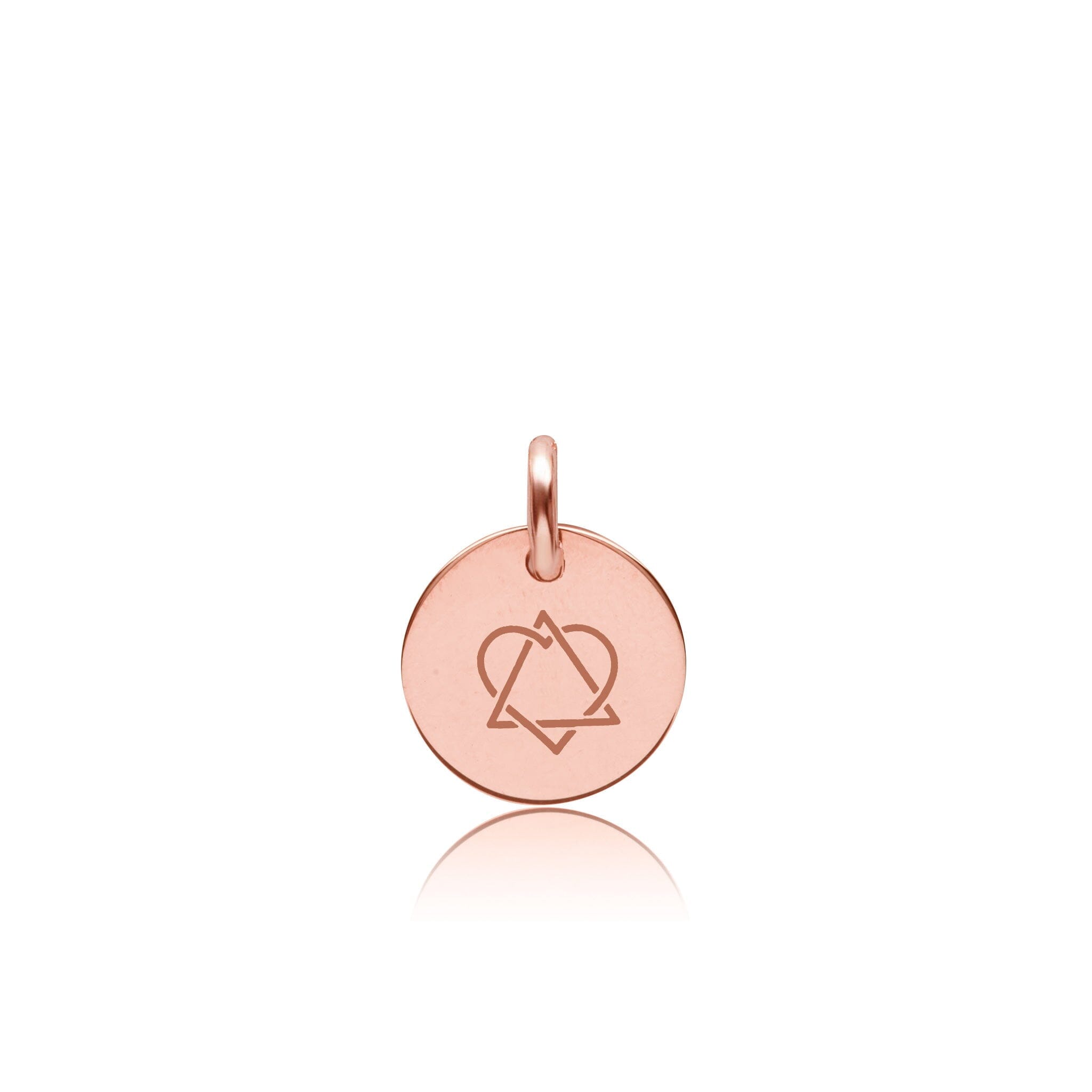 Engravable Adoption Symbol Circle Tag