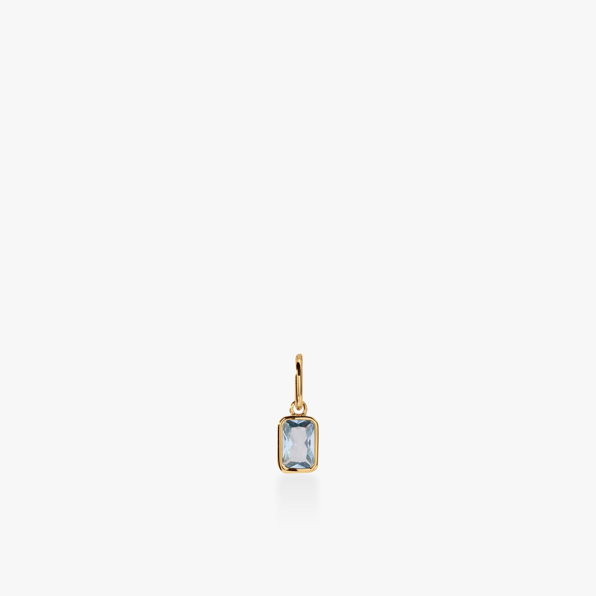 Baguette Birthstone Charm