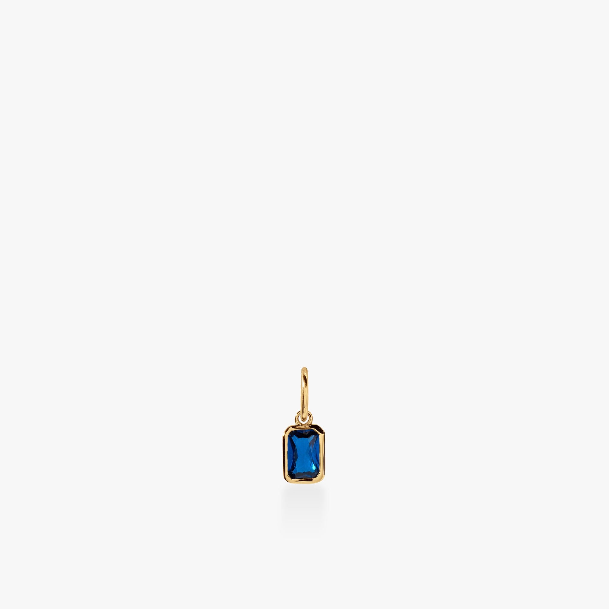 Baguette Birthstone Charm