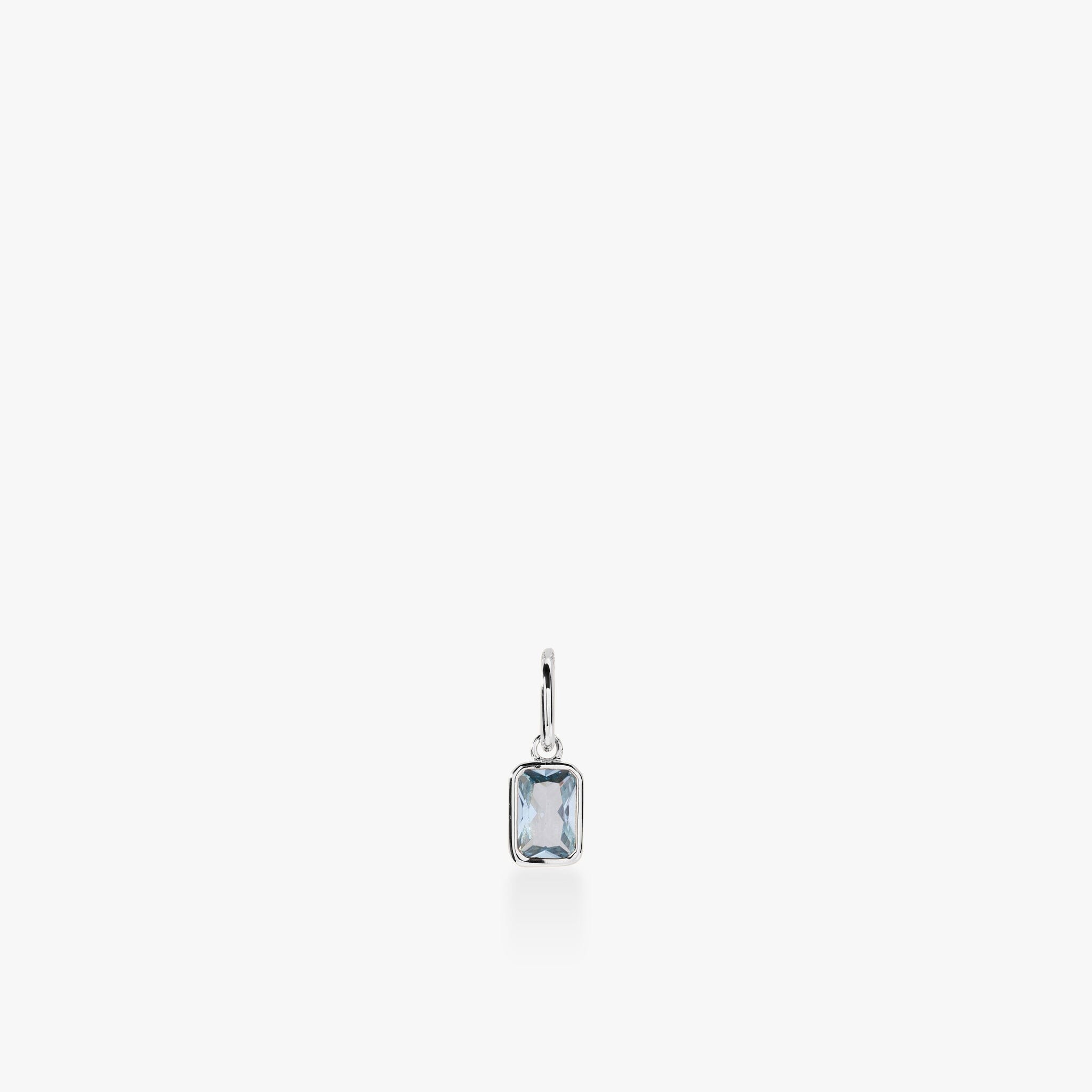 Baguette Birthstone Charm