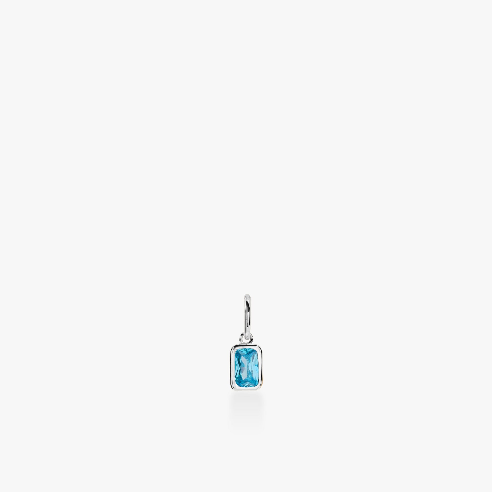 Baguette Birthstone Charm