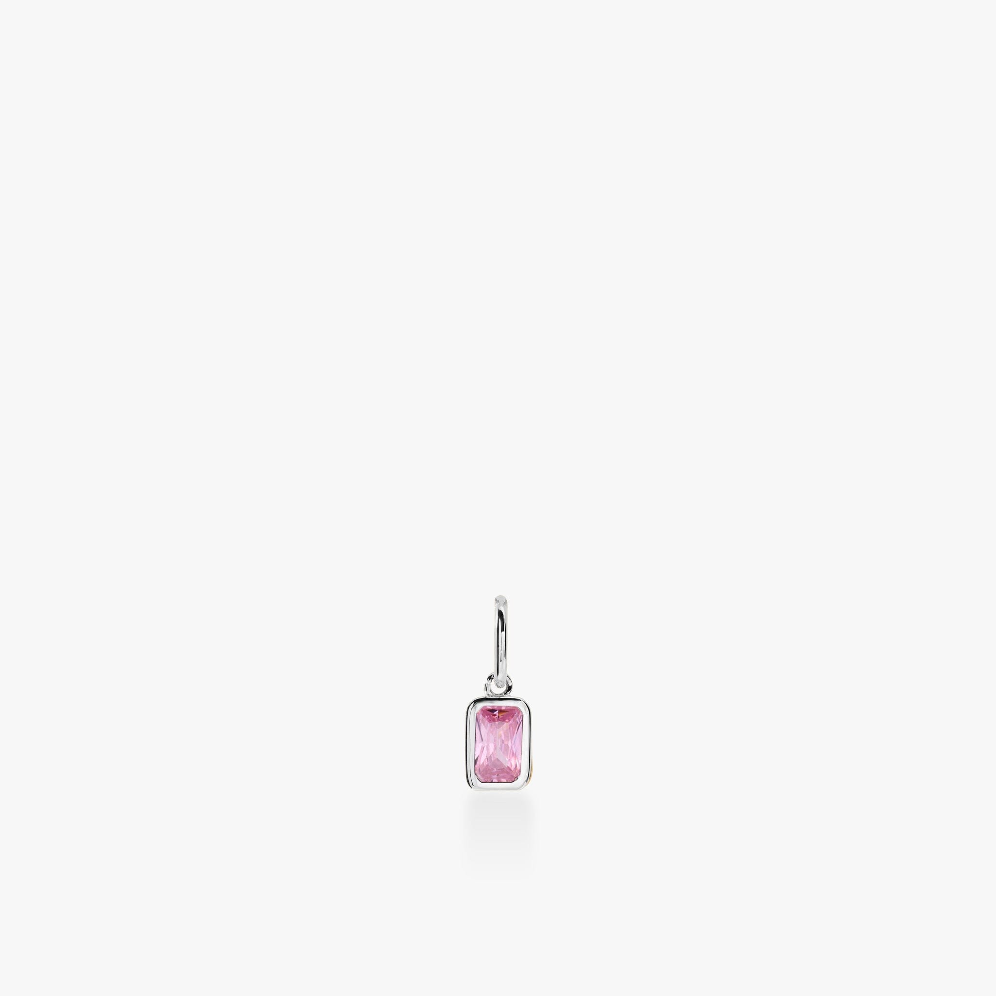 Baguette Birthstone Charm
